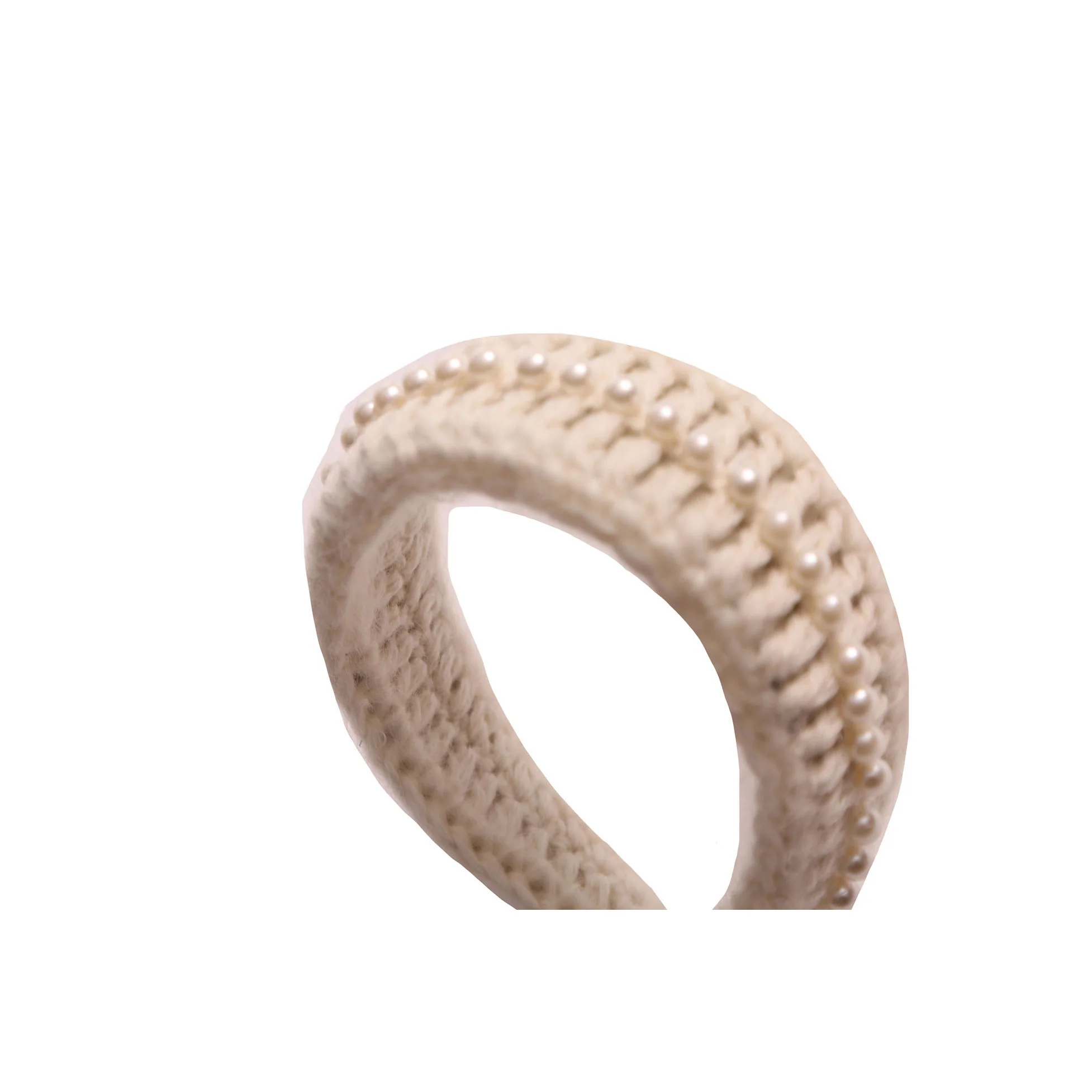 Tia Cibani Opal Pearl Knit Brittany Headband - Image 3