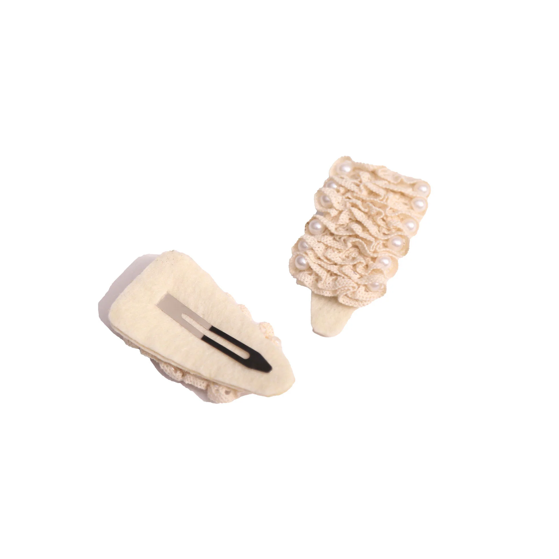 Tia Cibani Opal Scrolled Lace Gael Hair Clips - Image 2