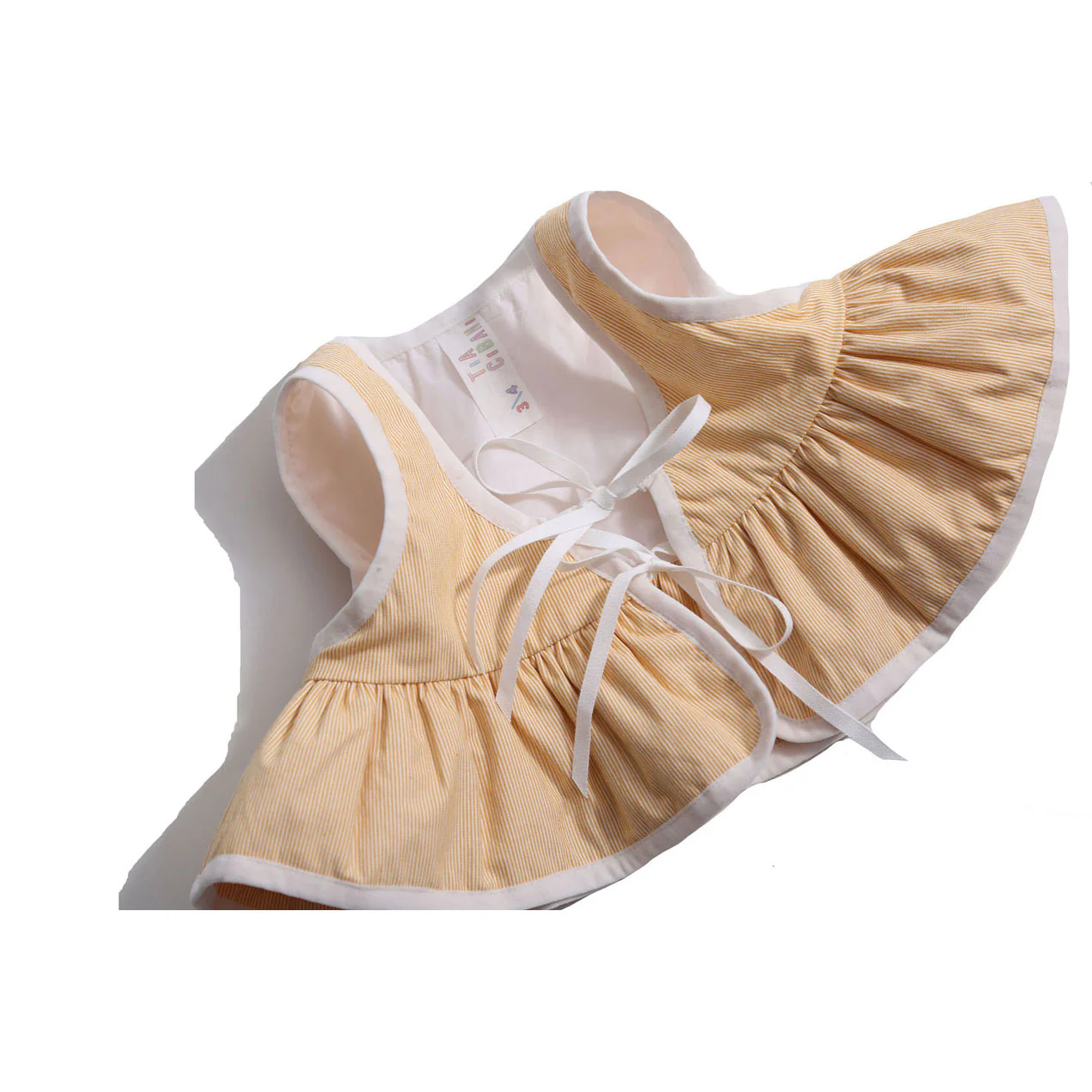 Tia Cibani Petra Ophelia Peplum Padded Vest - Image 3