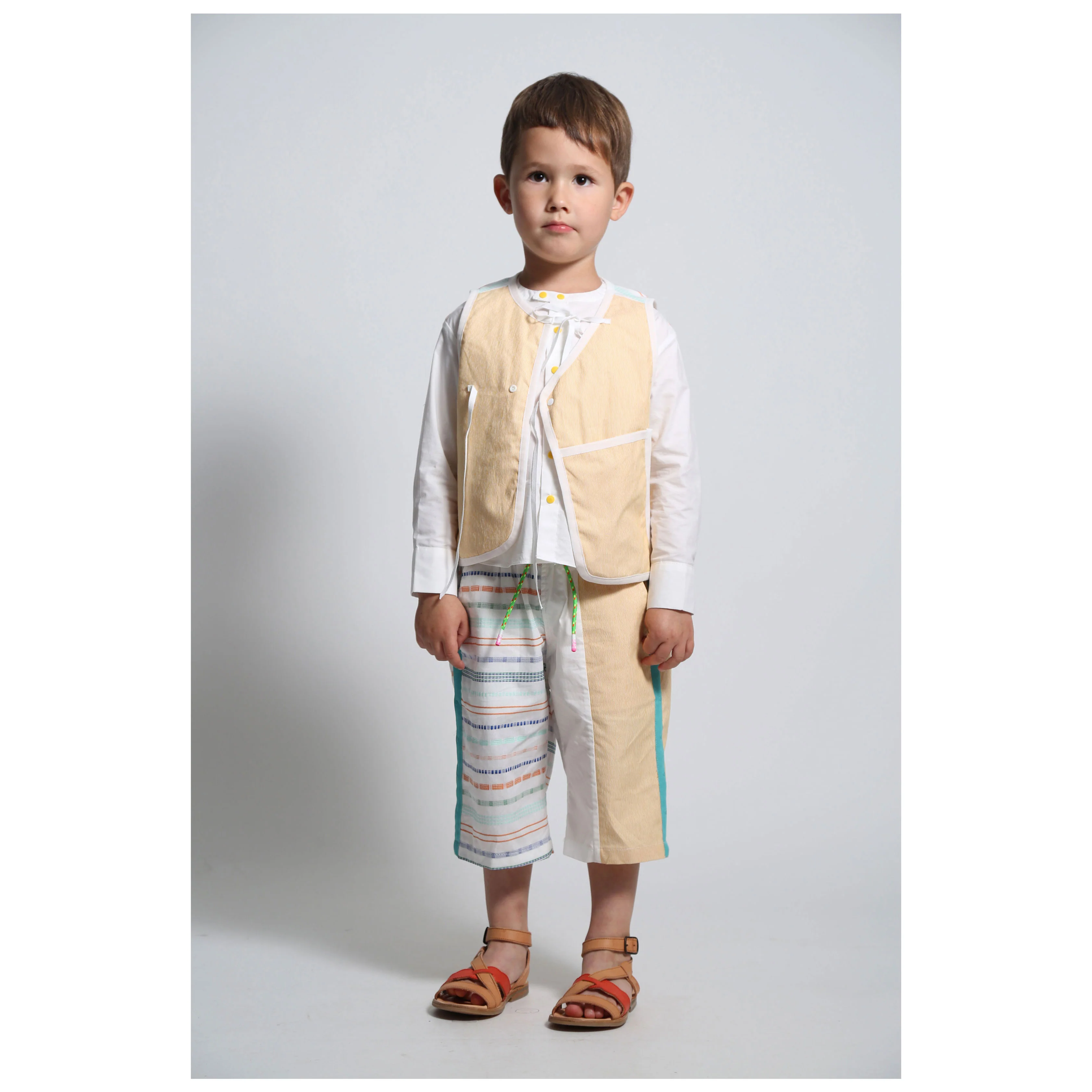 Tia Cibani Petra Tobias Padded patchwork Vest - Image 2