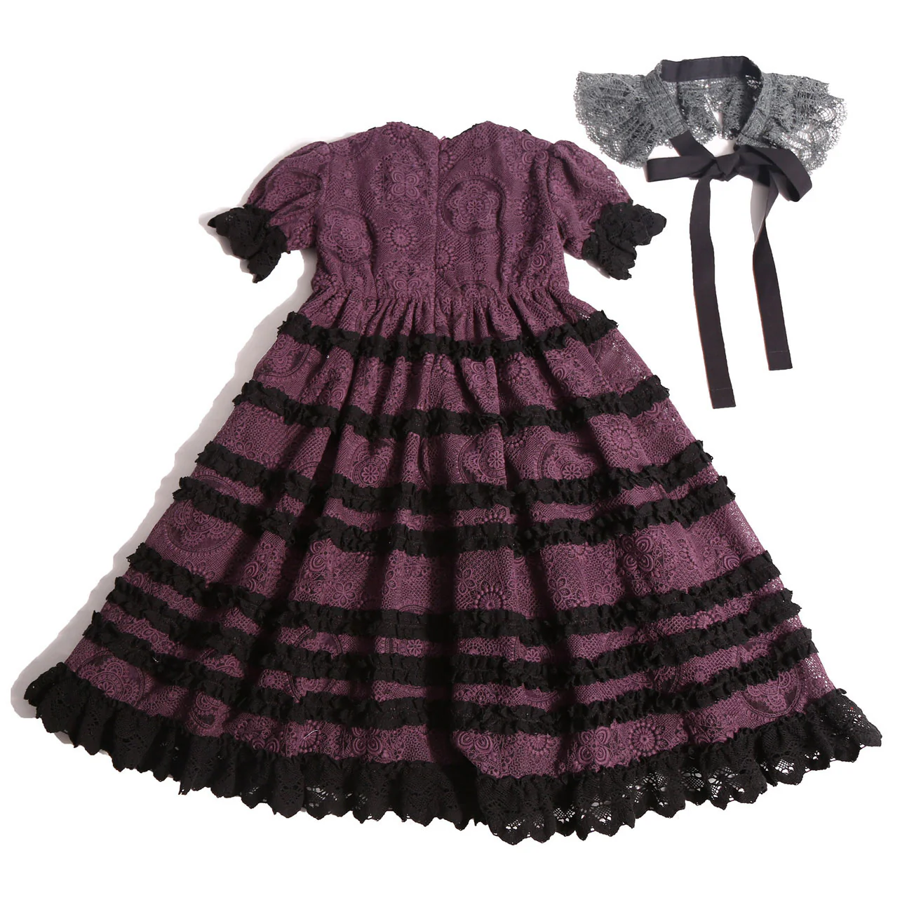 Tia Cibani Prune Fit and Flare Gael Gown - Image 2