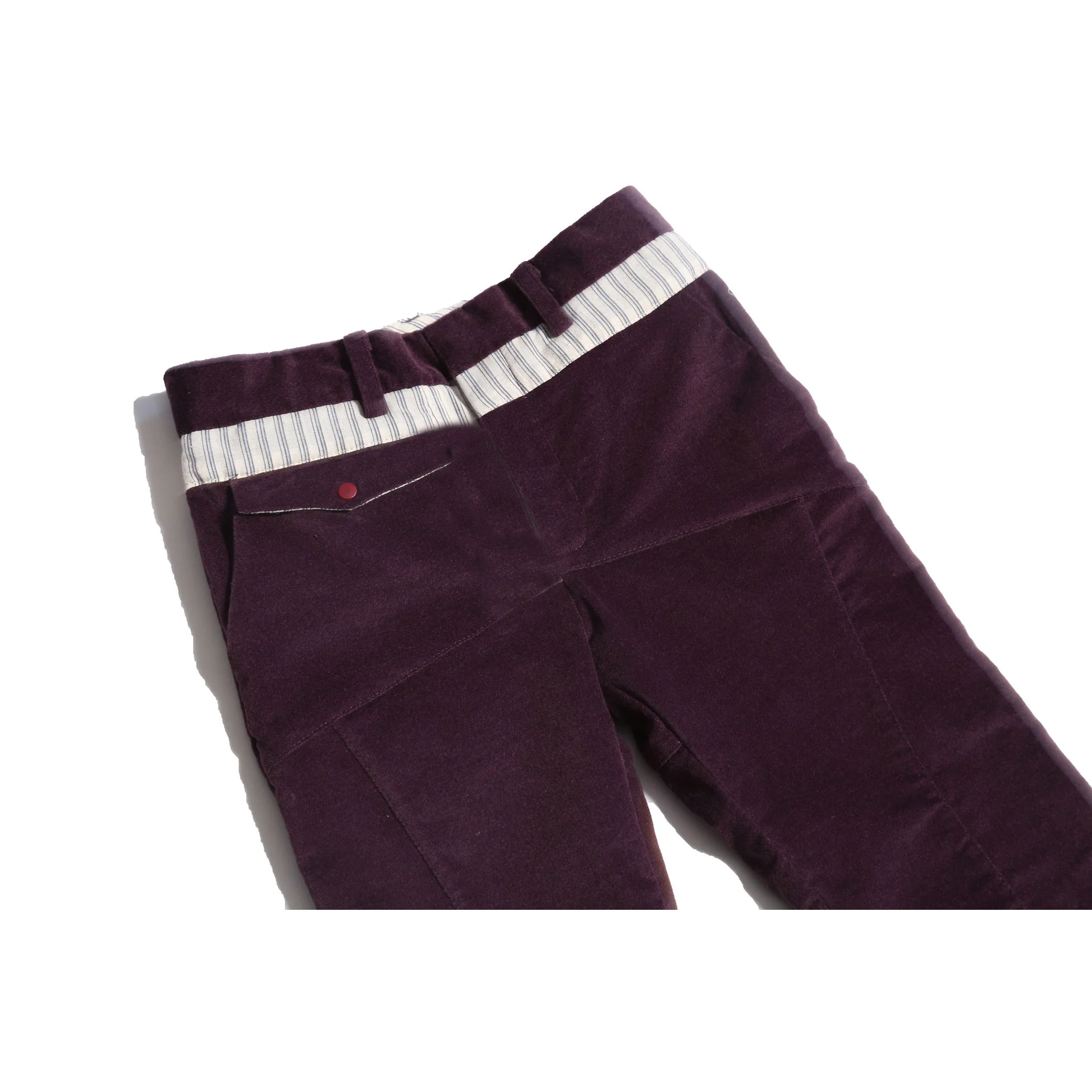 Tia Cibani Prune Mix Slim Fit Brenton Trousers - Image 4