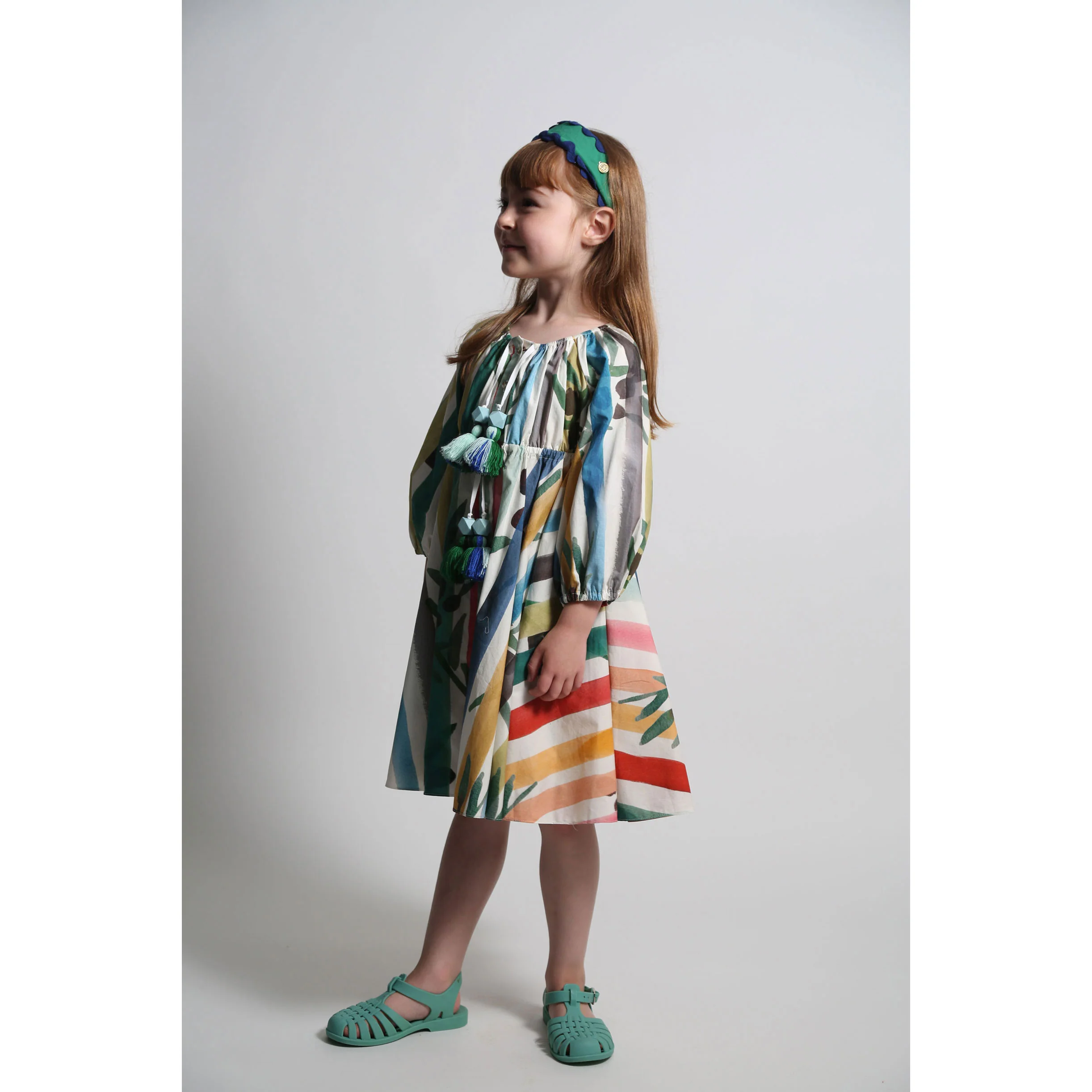 Tia Cibani Rainbow Campesigna Shirt Dress - Image 2