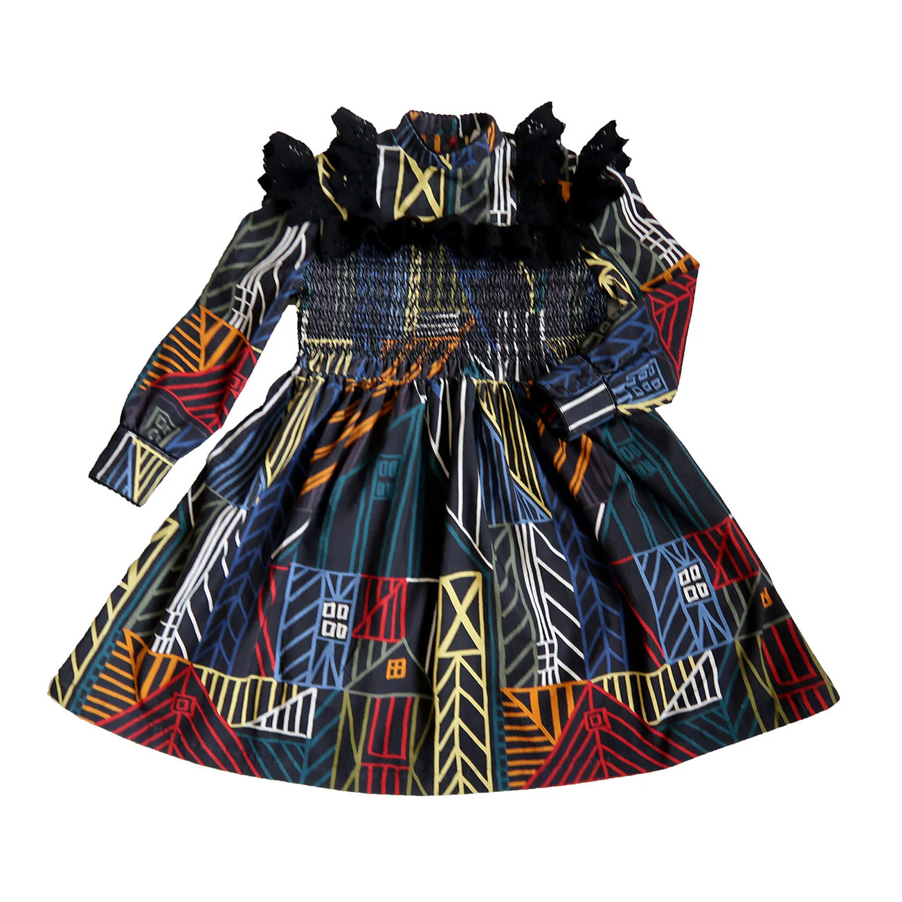 Tia Cibani Rainbow Gwenn Nightingale Dress