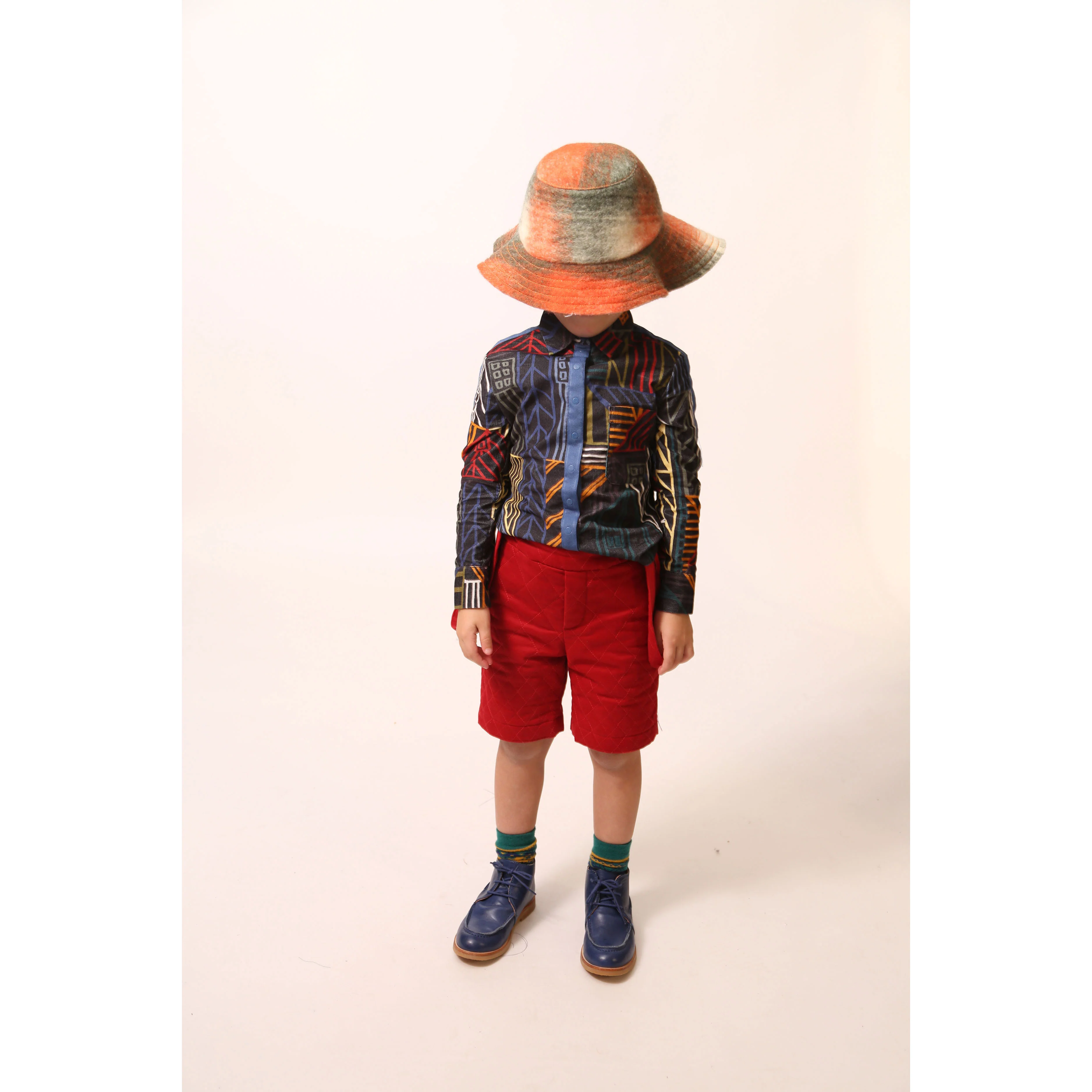 Tia Cibani Rainbow Multi Snap Amadi Shirt - Image 2
