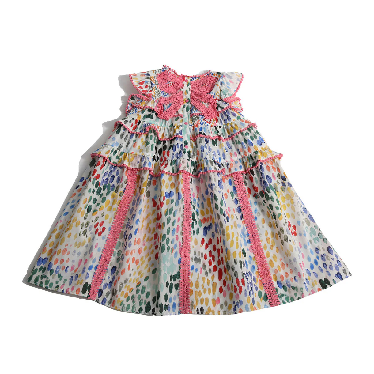 Tia Cibani Rainbow Pearl Dropped Waist Frock - Image 2