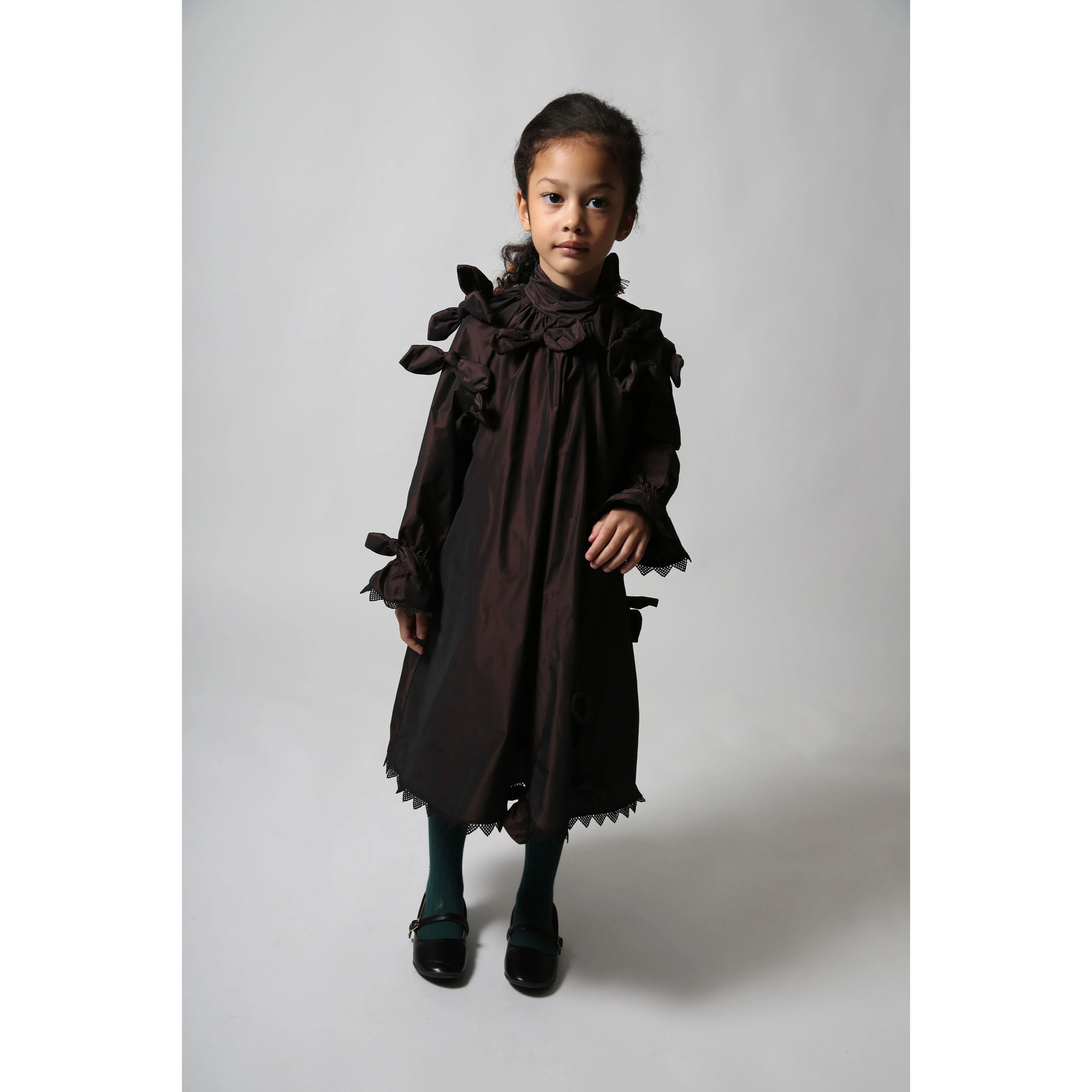 Tia Cibani Raisin Estrella Bow Embellished Frock - Image 2