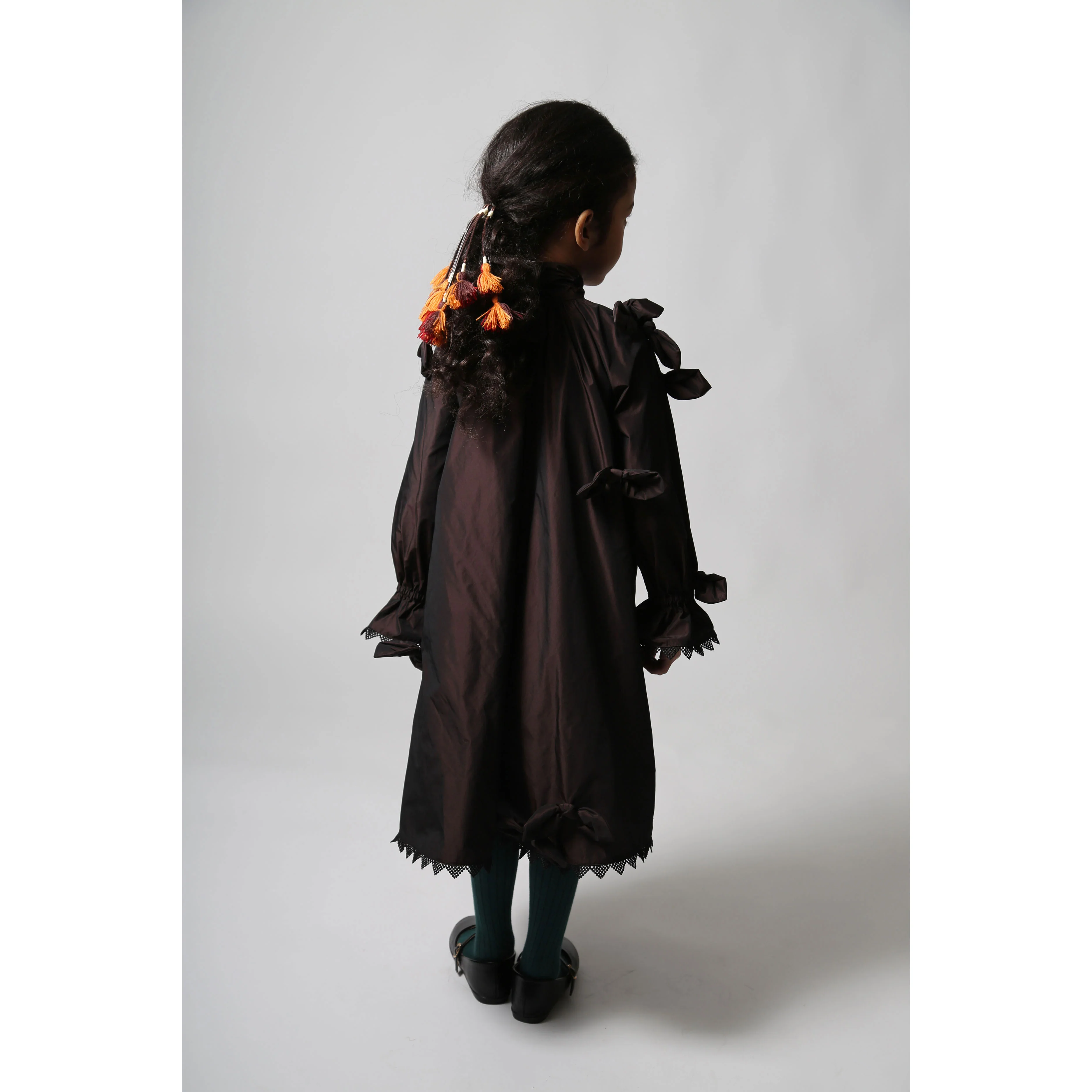 Tia Cibani Raisin Estrella Bow Embellished Frock - Image 4