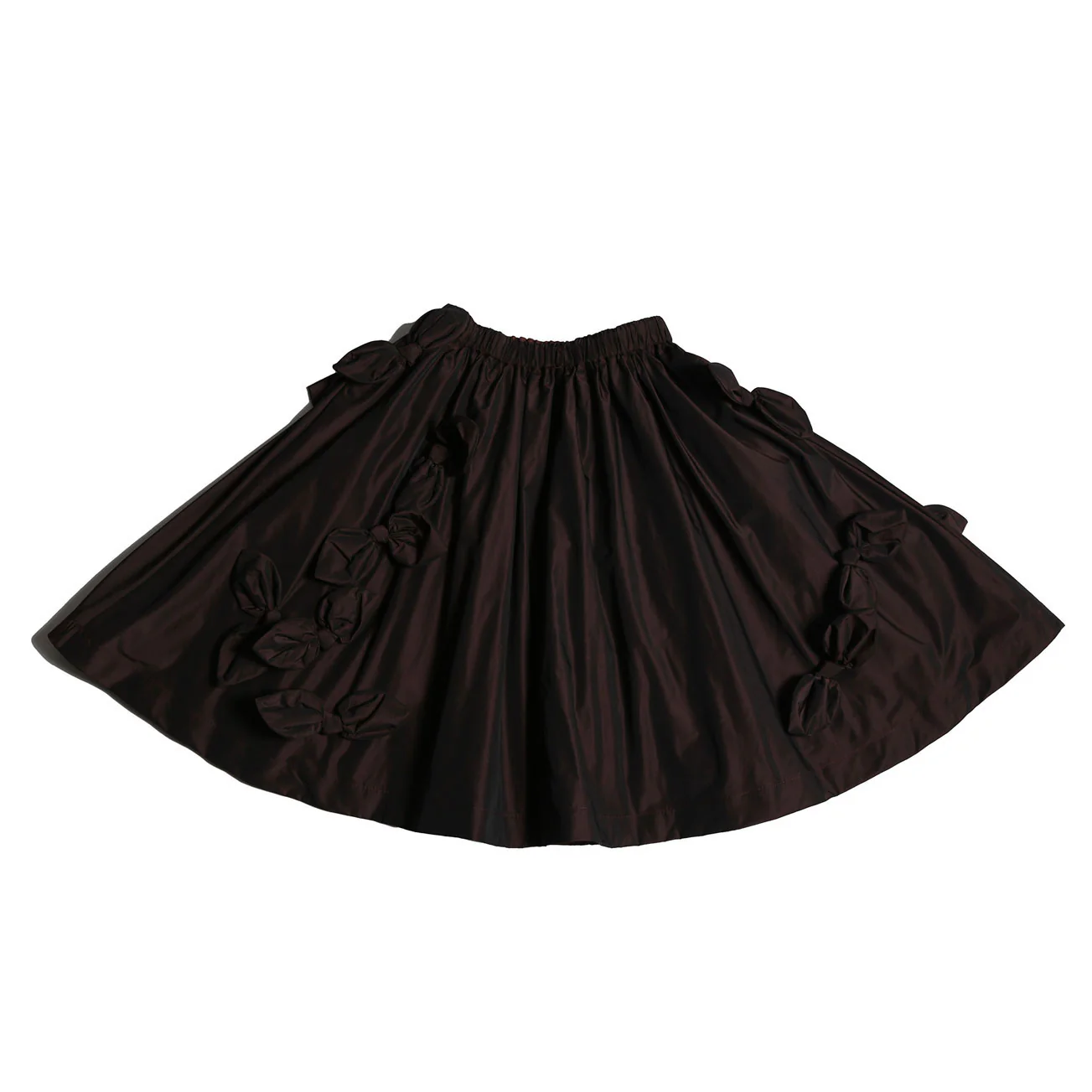 Tia Cibani Raisin Estrella Bow Embellished Skirt