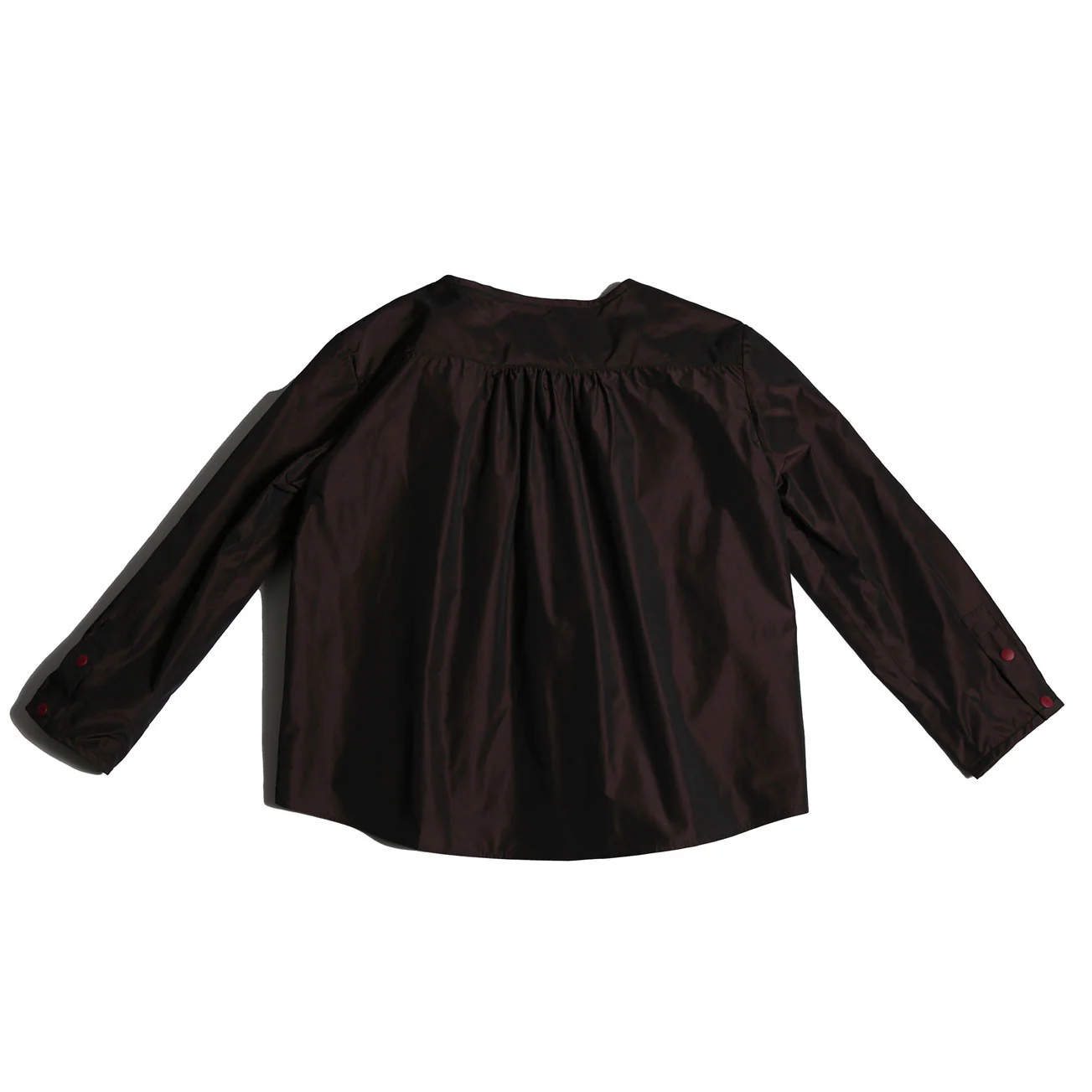 Tia Cibani Raisin Estrella Draped Bow Blouse - Image 3
