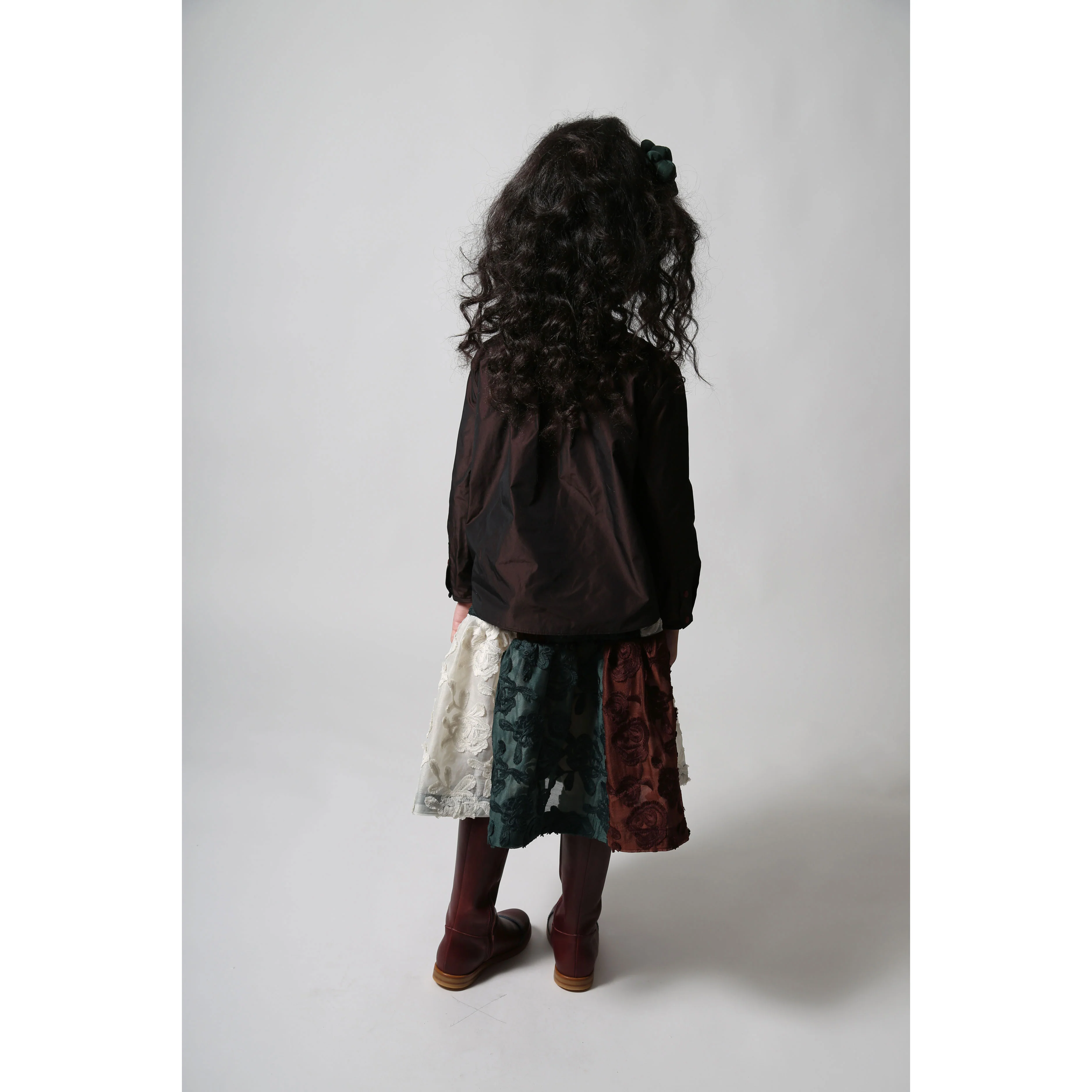 Tia Cibani Raisin Estrella Draped Bow Blouse - Image 4