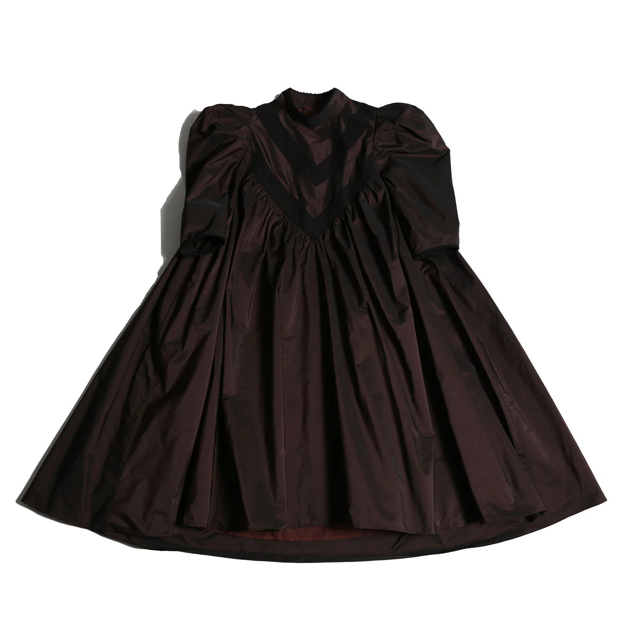 Tia Cibani Raisin Maya 3/4 Sleeve Maxi Dress
