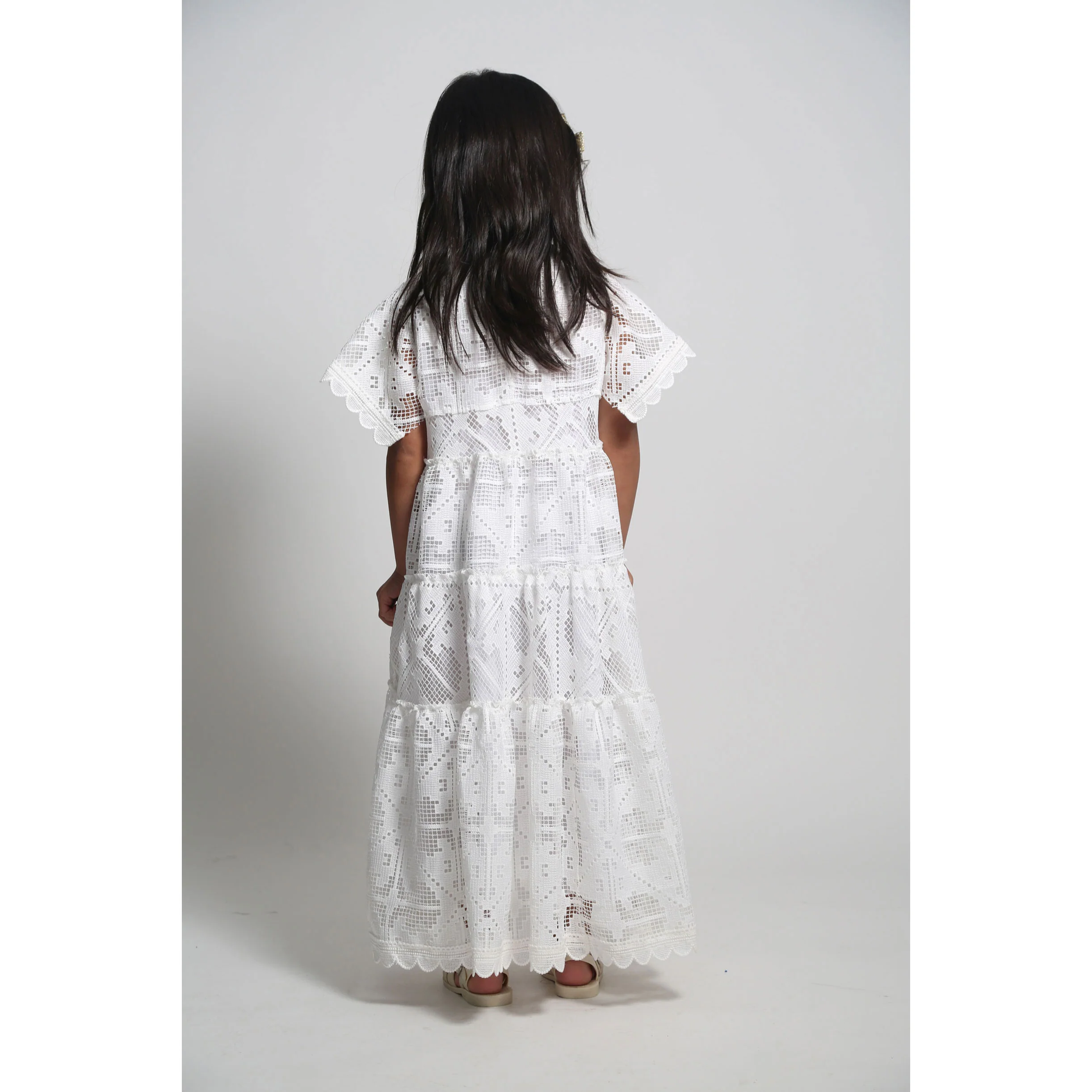 Tia Cibani Sugar Alexandra Tiered Sailor Maxi Dress - Image 4