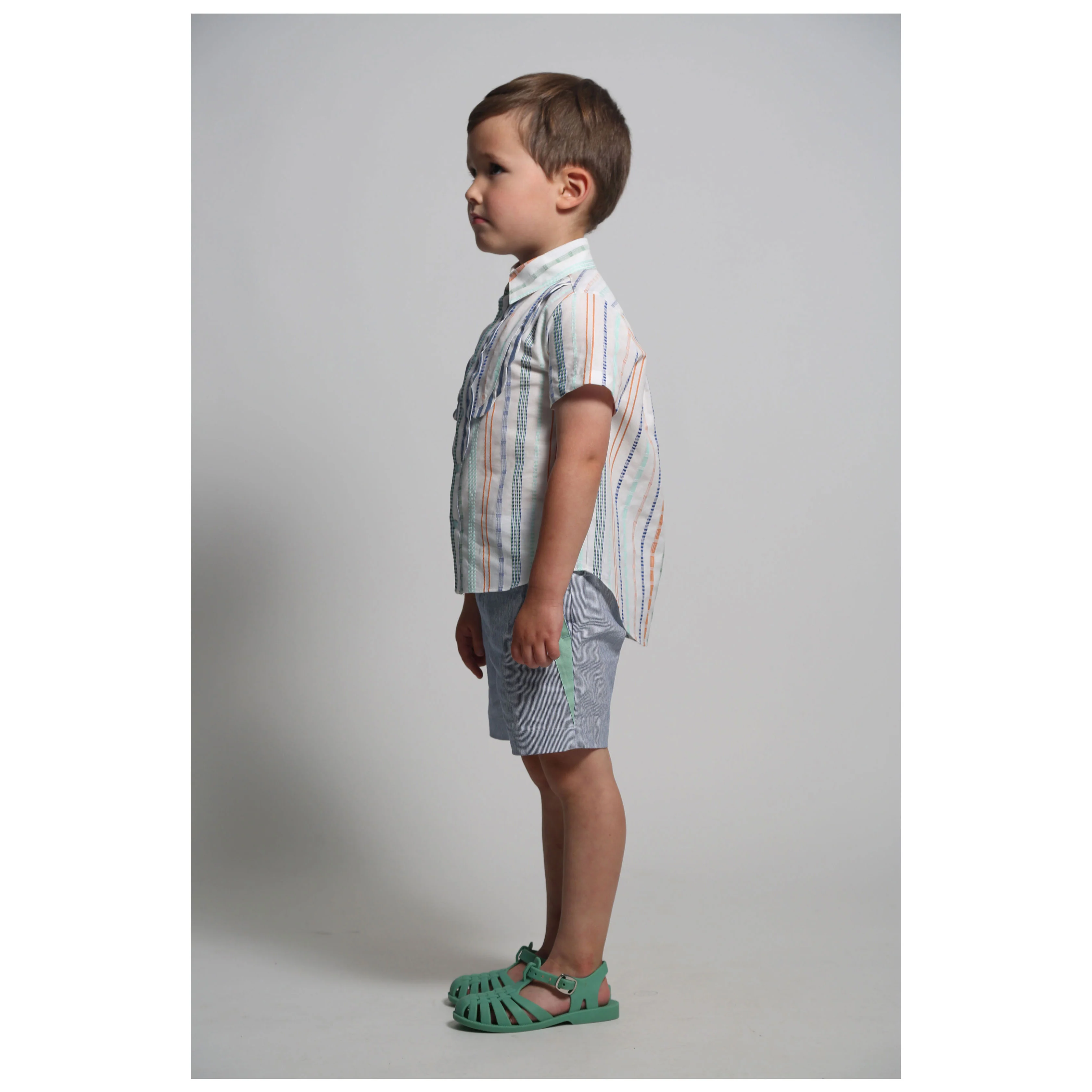 Tia Cibani Sugar Mix Atticus Scalloped Snap Shirt - Image 2