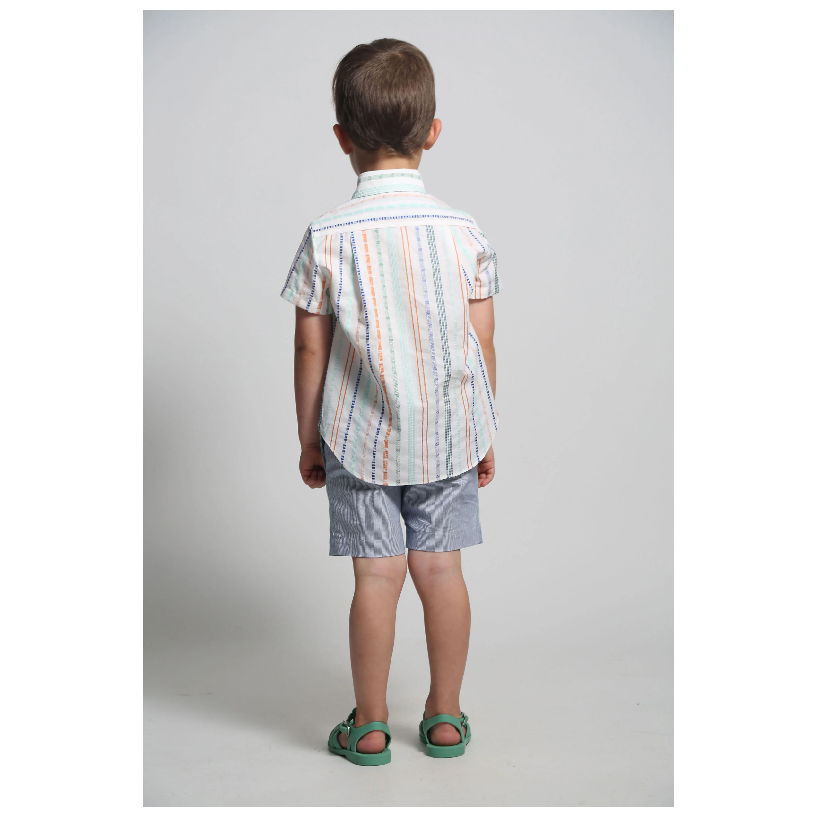 Tia Cibani Sugar Mix Atticus Scalloped Snap Shirt - Image 4