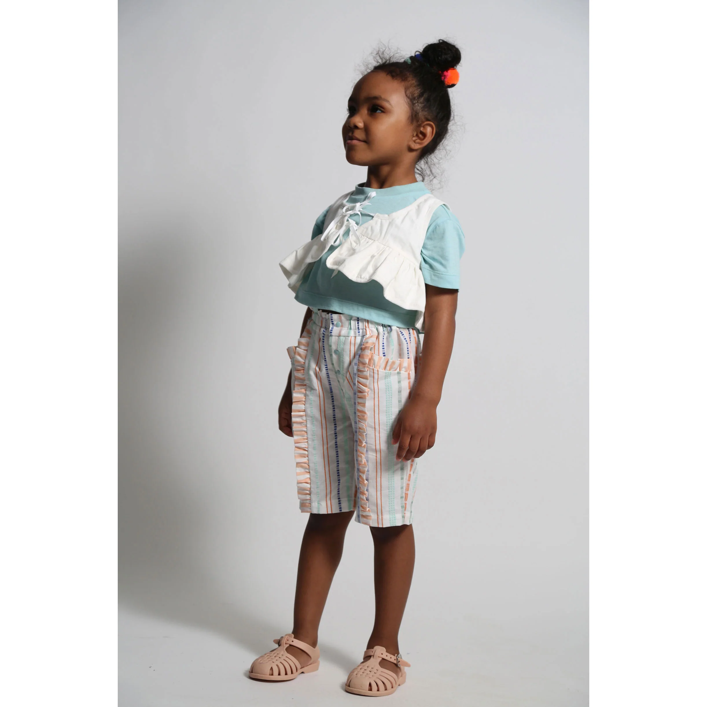 Tia Cibani Sugar Ophelia Peplum Padded Vest - Image 2