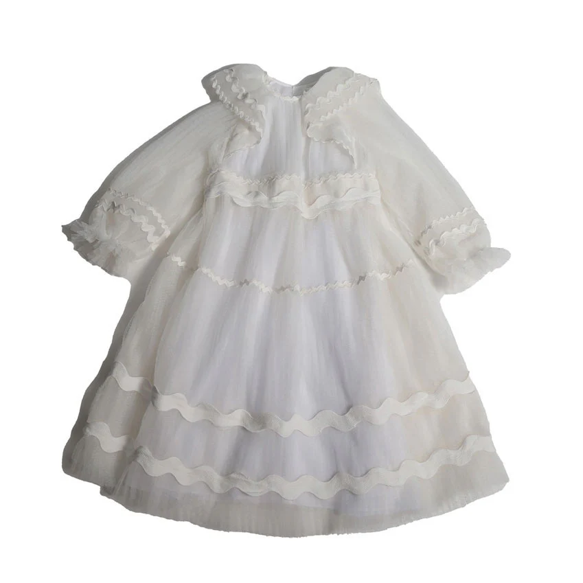 Tia Cibani Sugar Toula Pleated Cape Gown