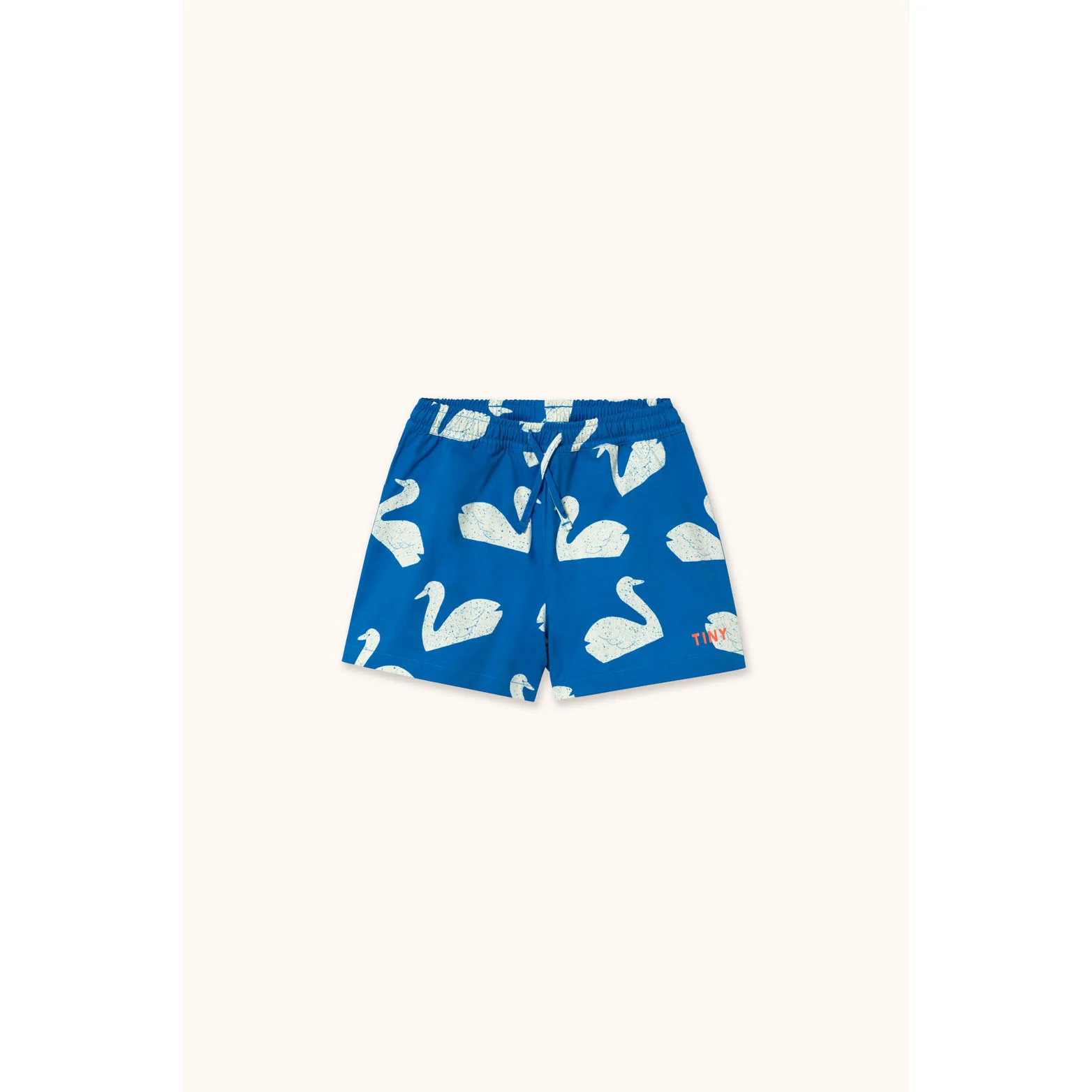 Tiny Cottons Blue Big Swans Trunks
