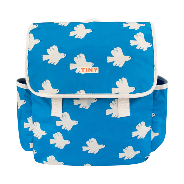 Tiny Cottons Blue Doves Backpack