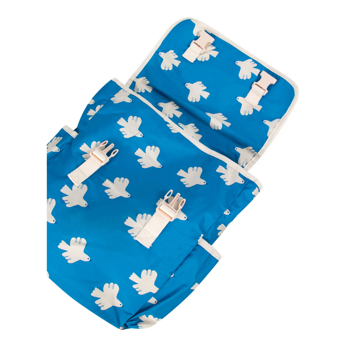 Tiny Cottons Blue Doves Backpack - Image 4