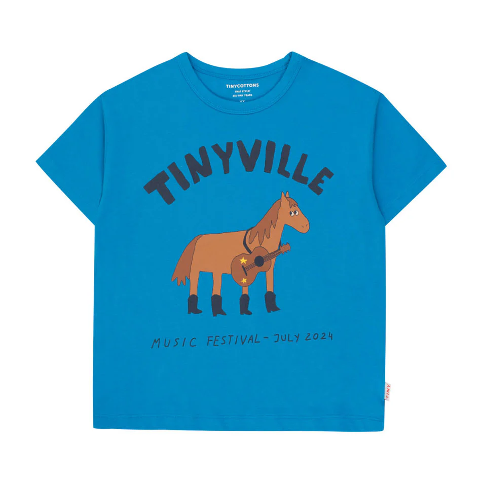 Tiny Cottons Blue Festival Tee