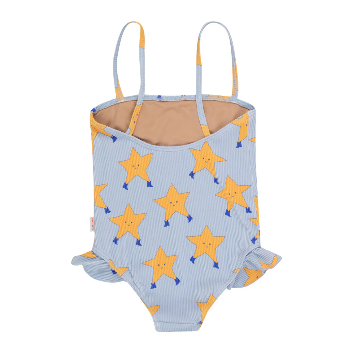 Tiny Cottons Blue-Grey Dancing Stars Swimsuit - Image 2