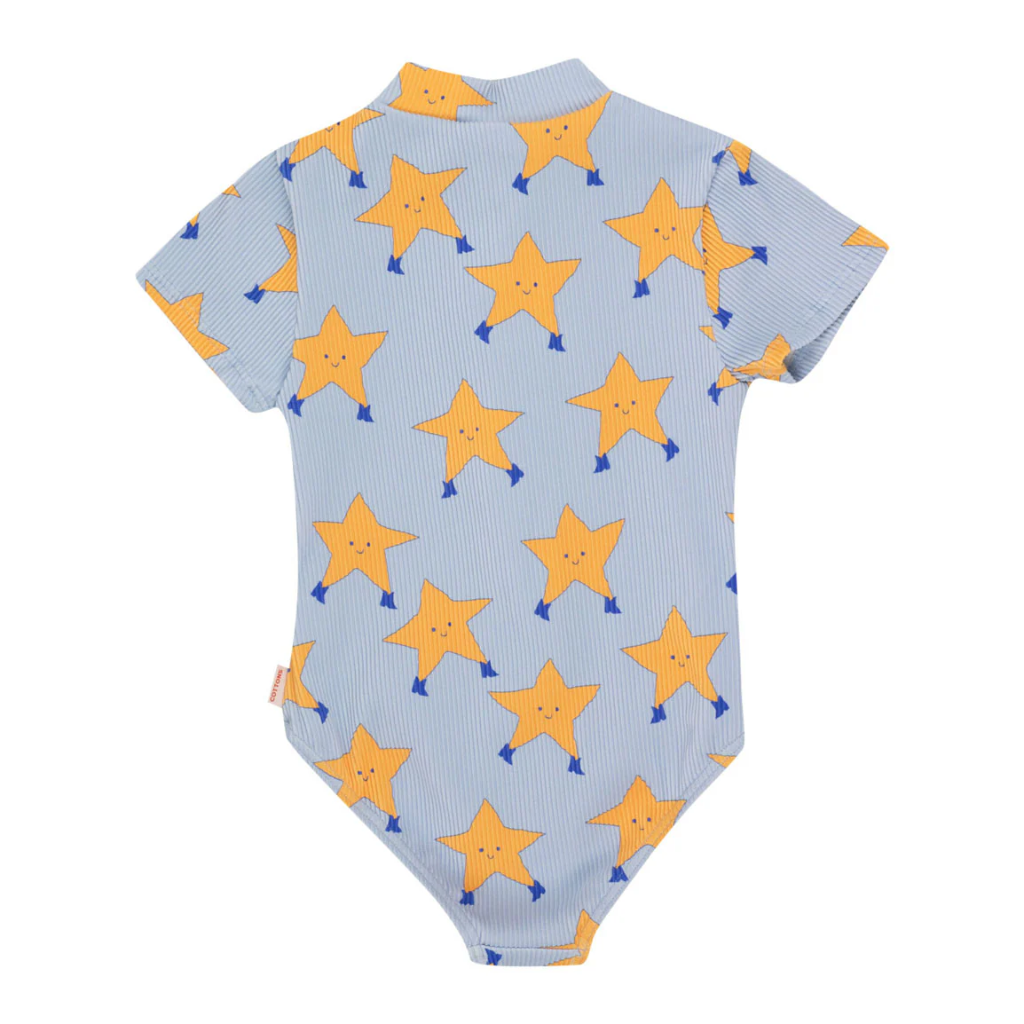 Tiny Cottons Blue-Grey Dancing Stars Swimsuit - Image 2