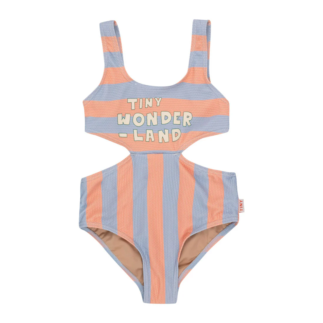 Tiny Cottons Blue-Grey/Papaya Wonderland Swimsuit
