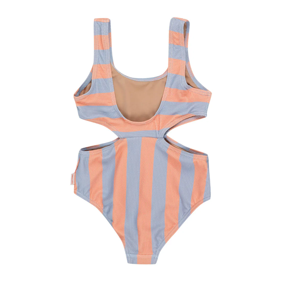 Tiny Cottons Blue-Grey/Papaya Wonderland Swimsuit - Image 2