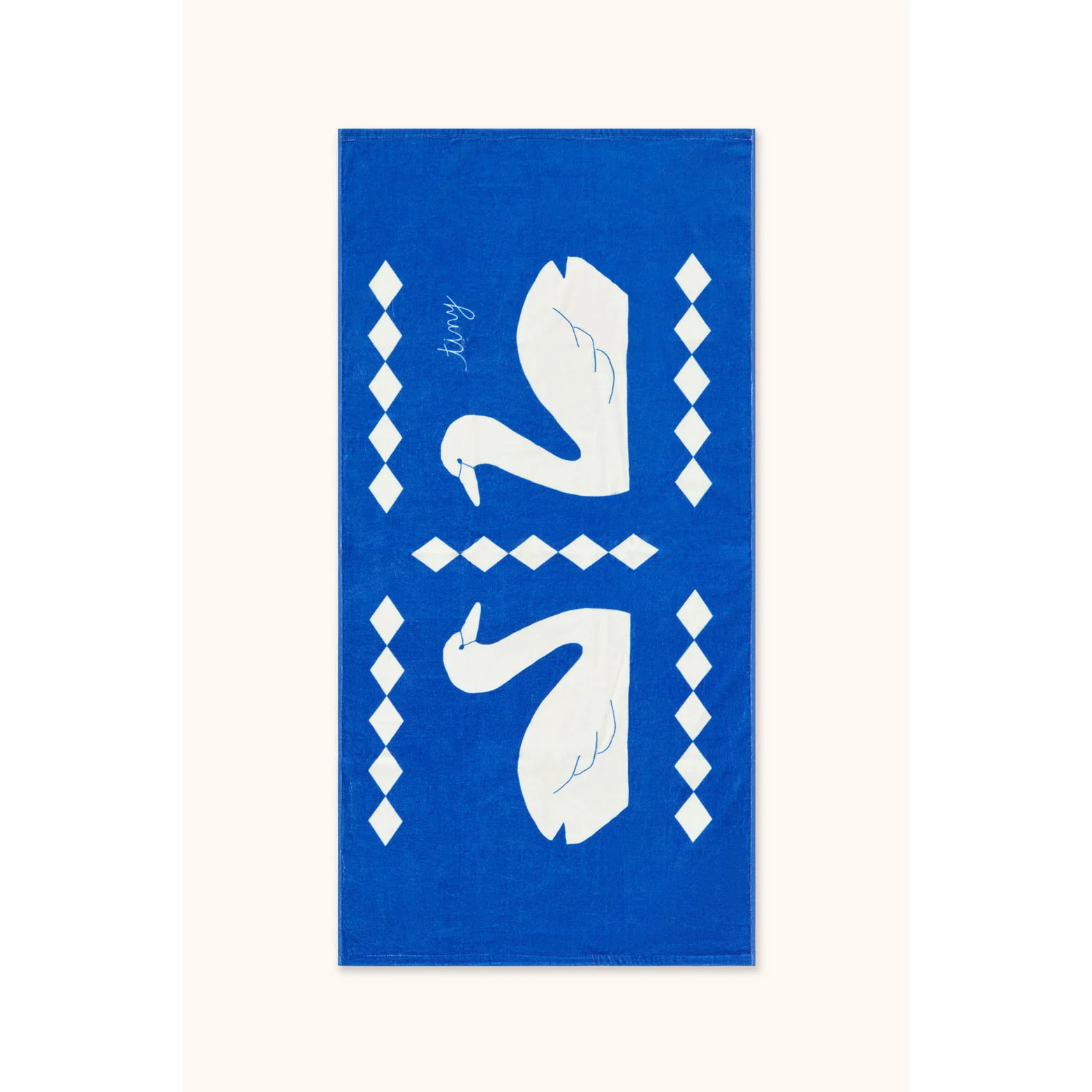 Tiny Cottons Blue Swans Towel