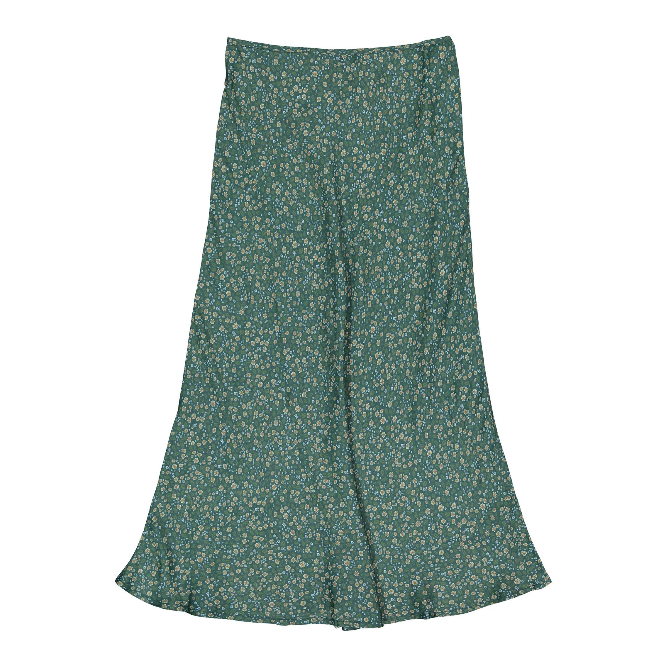 Tiny Cottons Bottle Green Flowers Cut Womens Skirt