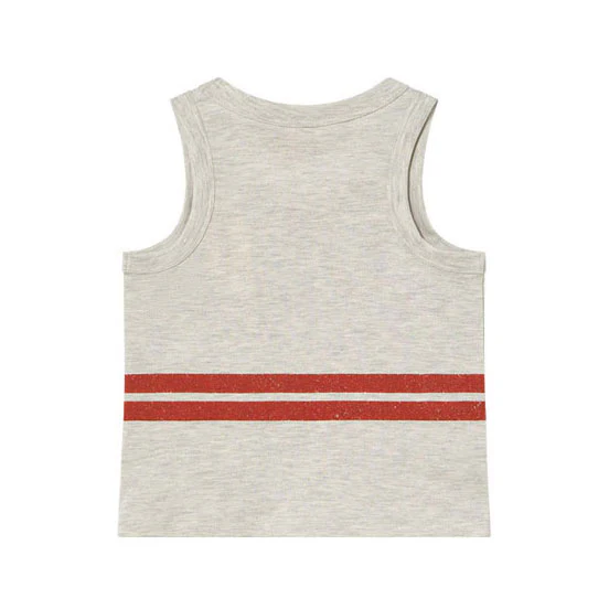 Tiny Cottons Cream Logo Tank Top - Image 2