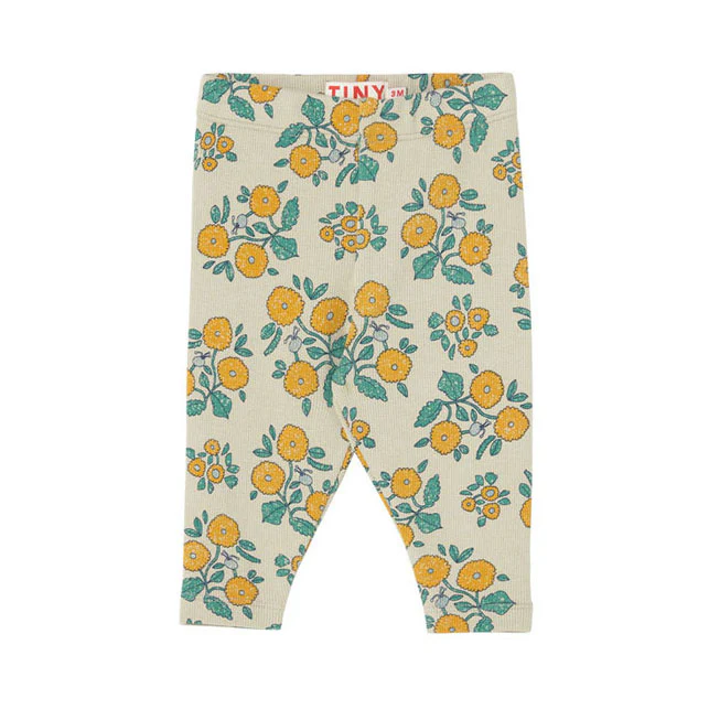 Tiny Cottons Dark Vanilla Flower Baby Pants