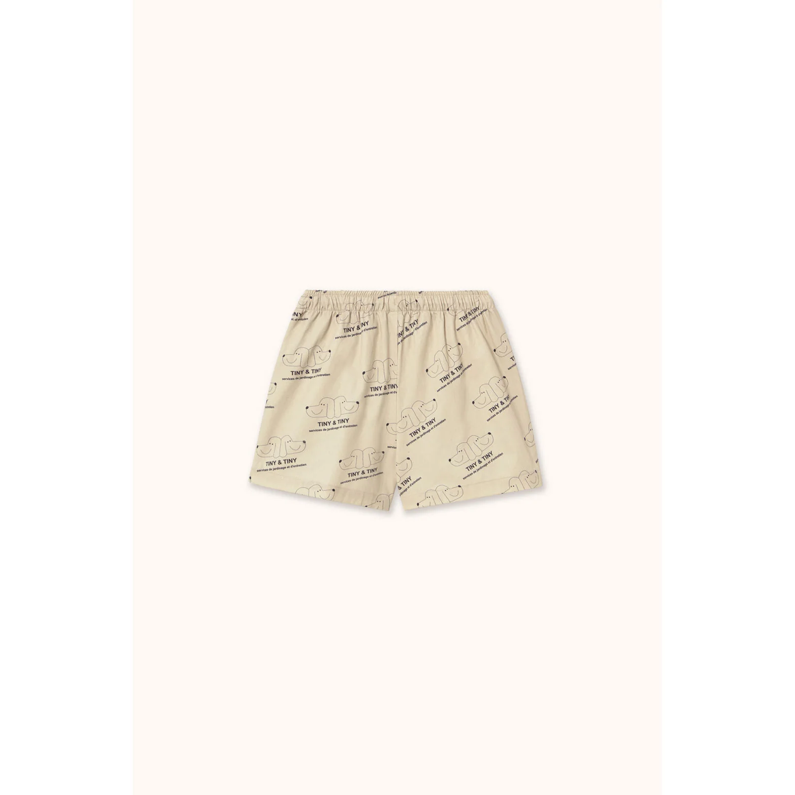 Tiny Cottons Dark Vanilla Tiny & Tiny Twill Shorts - Image 2