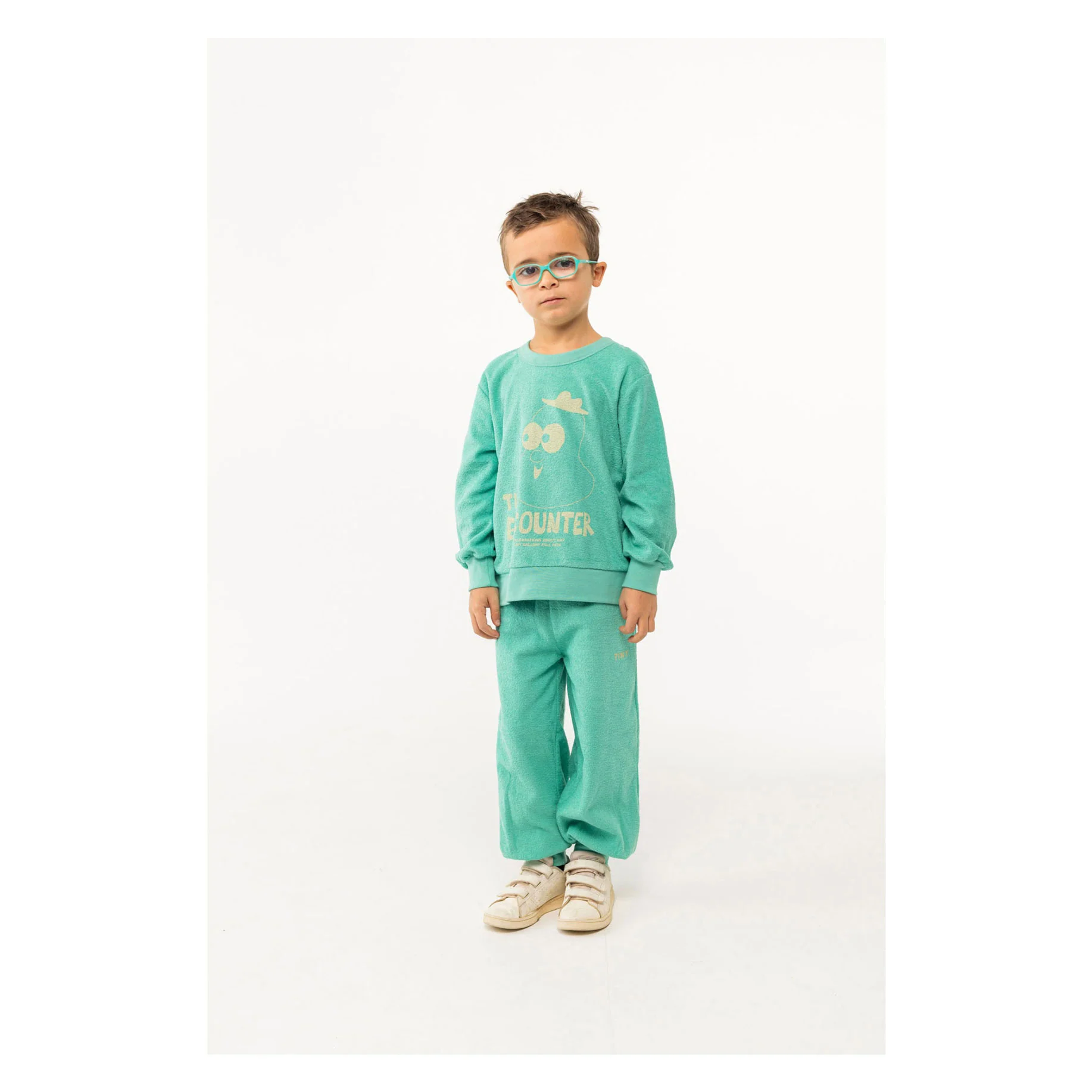 Tiny Cottons Deep Green The Encounter Sweatshirt - Image 2