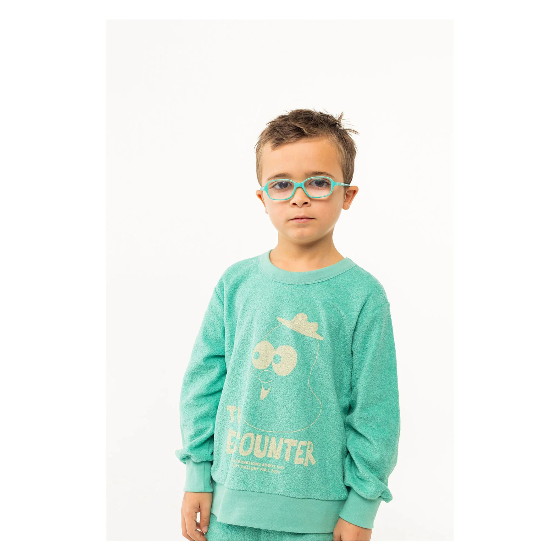 Tiny Cottons Deep Green The Encounter Sweatshirt - Image 3