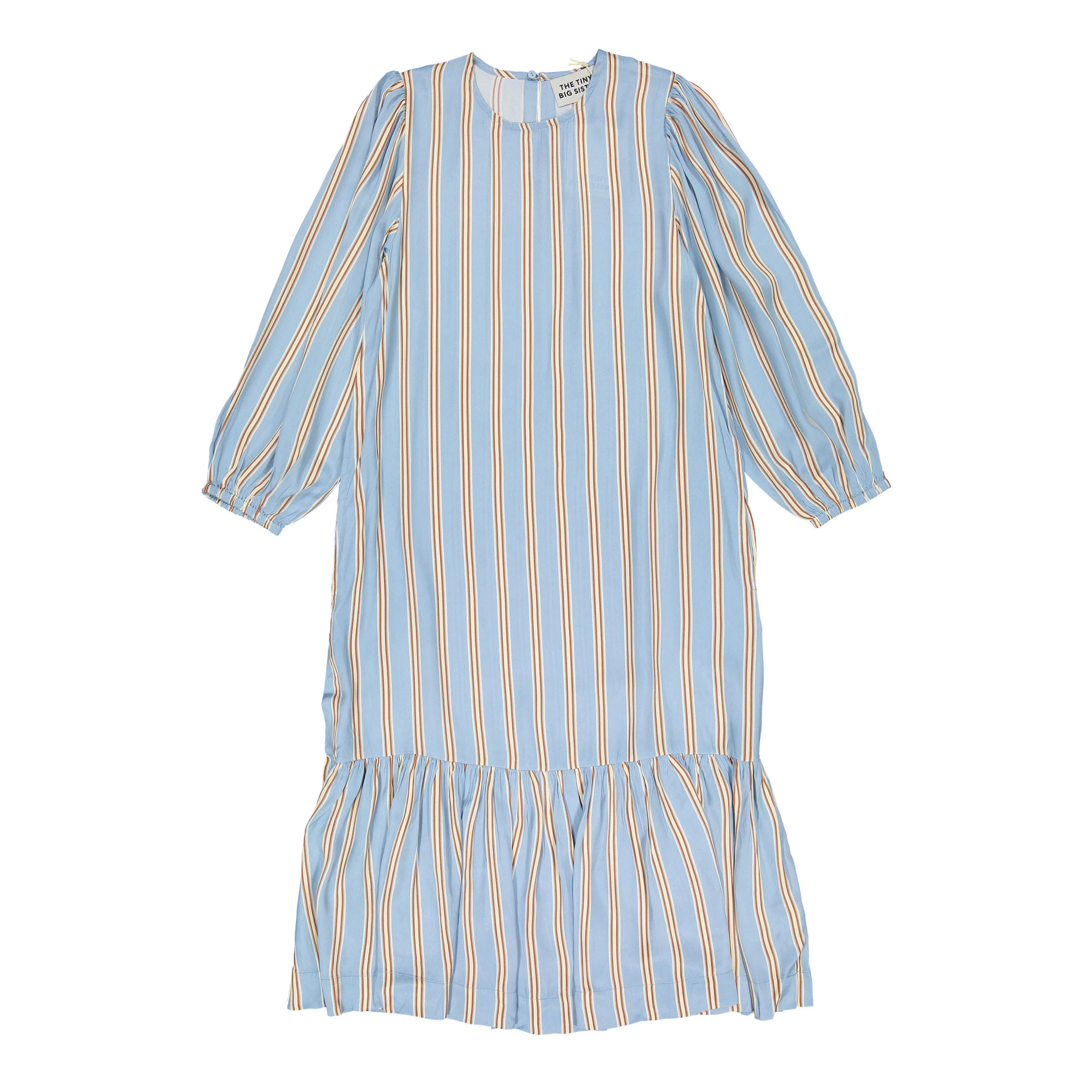 Tiny Cottons Denim Blue Stripes Womens Dress