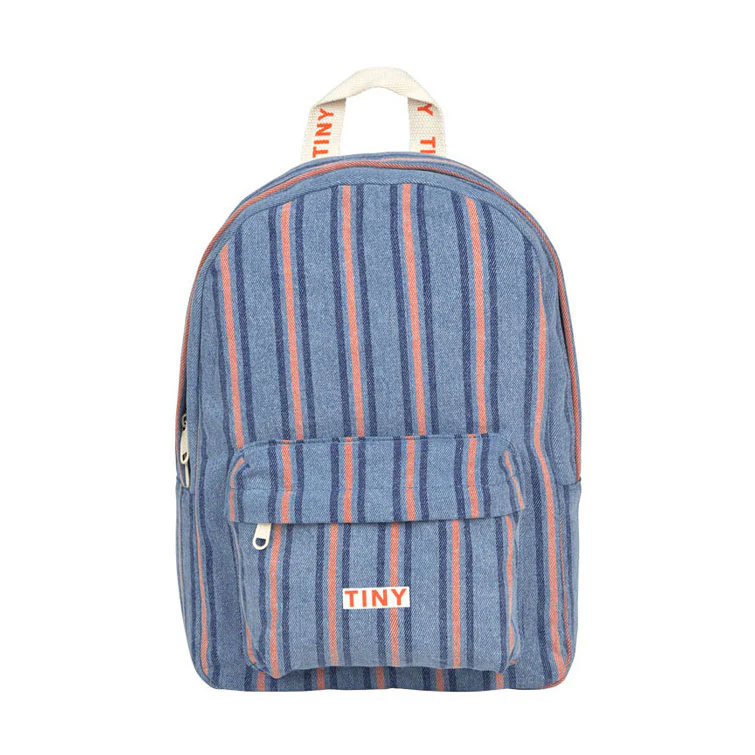 Tiny Cottons Denim Stripe Backpack