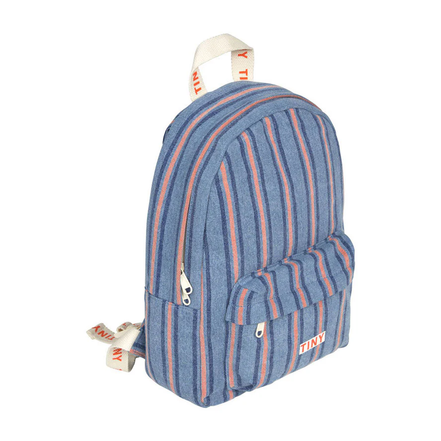 Tiny Cottons Denim Stripe Backpack - Image 2
