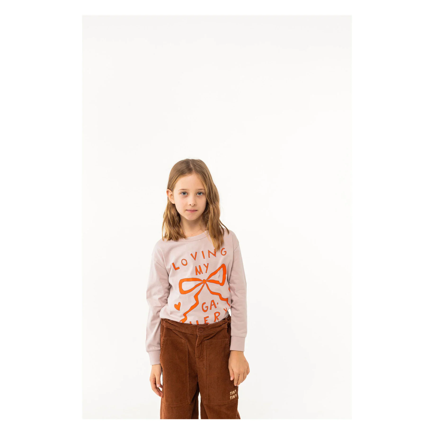 Tiny Cottons Dusty Mauve Loving Tee - Image 2