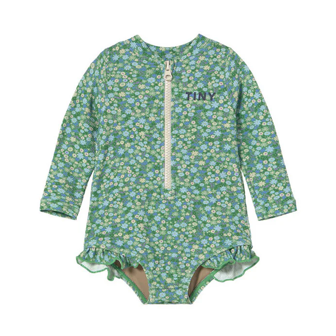 Tiny Cottons Emerald Garden Baby Bodysuit - Image 2