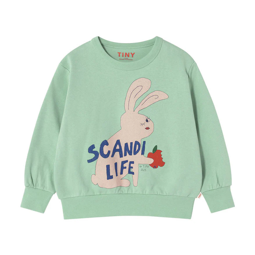 Tiny Cottons Emerald Scandi Life Graphic Sweatshirt