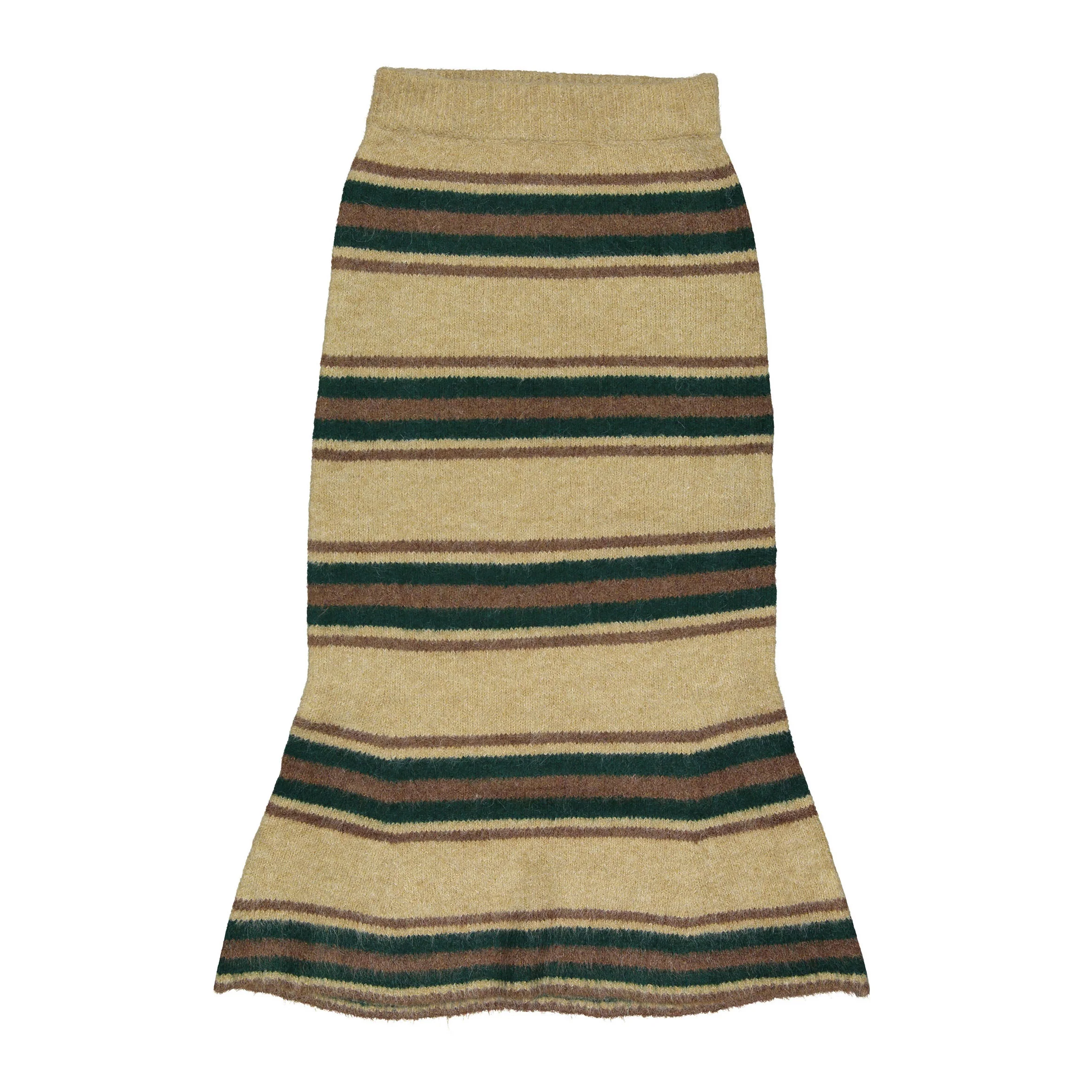 Tiny Cottons Ivory Mermaid Stripesd Womens Skirt