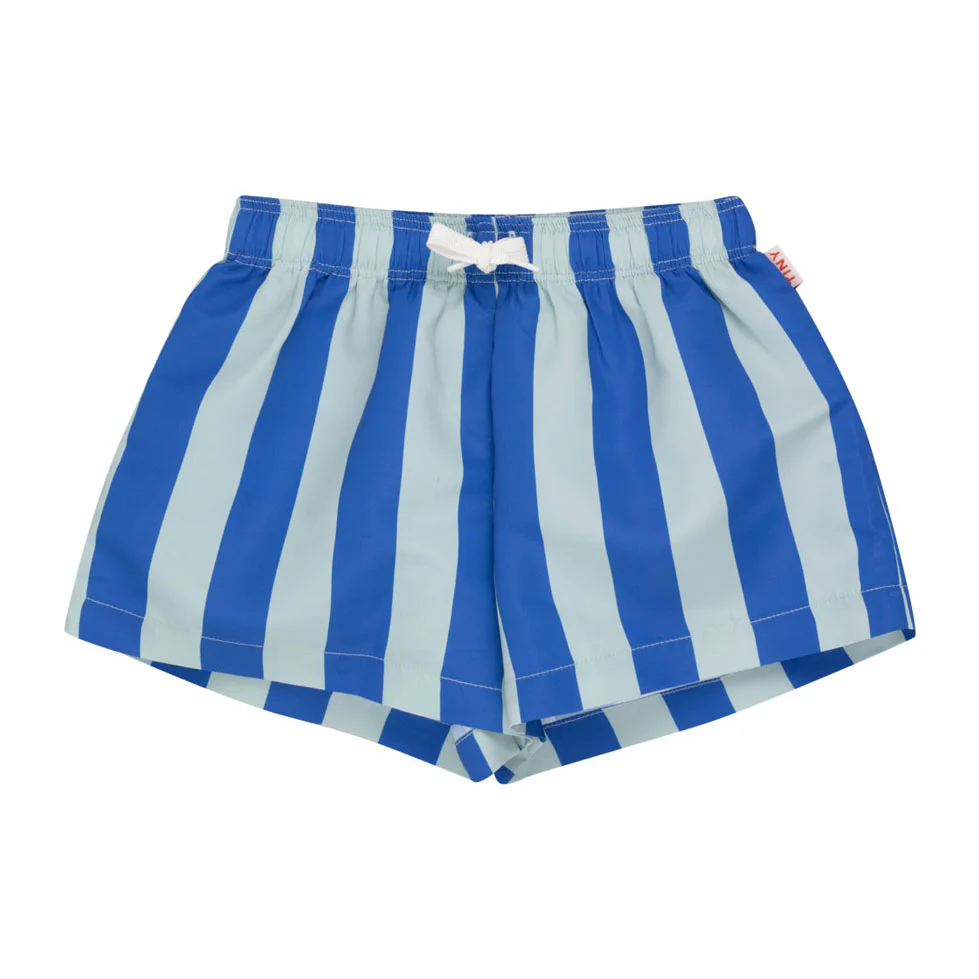 Tiny Cottons Jade Grey/Ultramarine Stripes Trunks