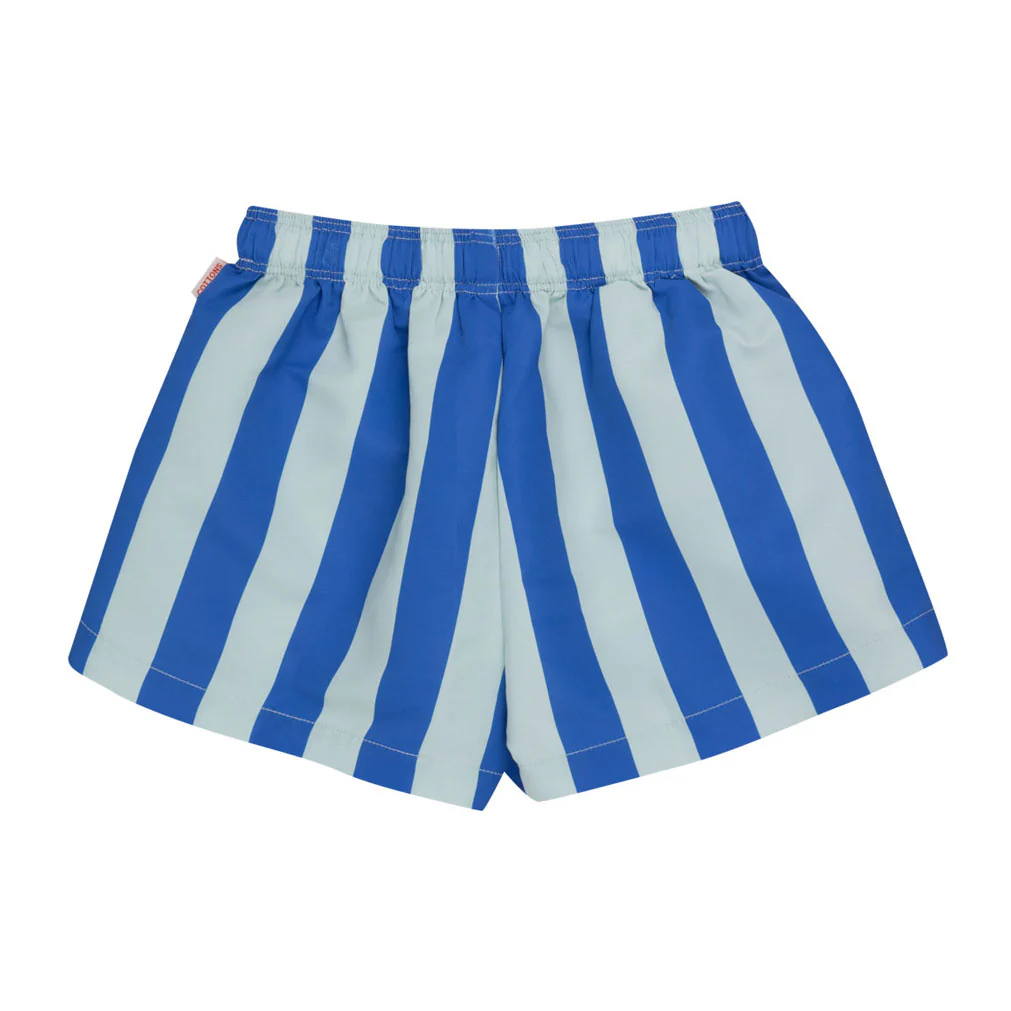 Tiny Cottons Jade Grey/Ultramarine Stripes Trunks - Image 2