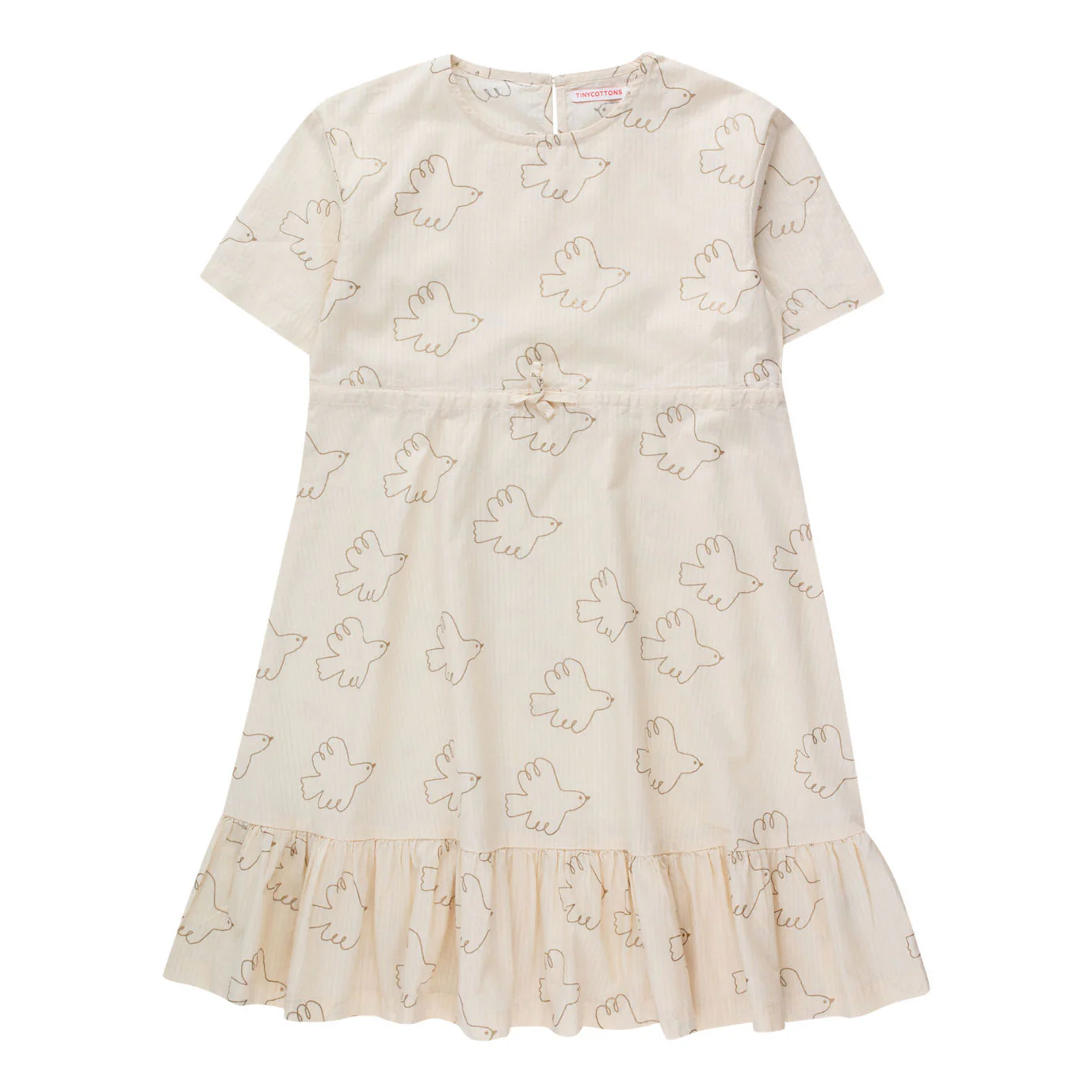 Tiny Cottons Light Cream Doves Dress