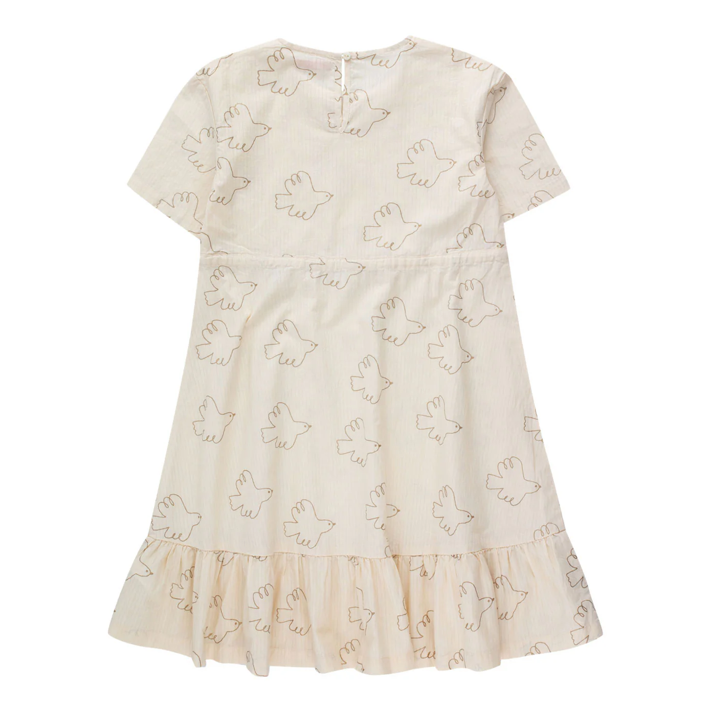 Tiny Cottons Light Cream Doves Dress - Image 2
