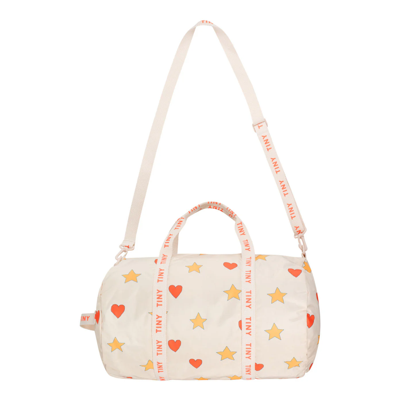 Tiny Cottons Light Cream Hearts Stars Duffel - Image 2