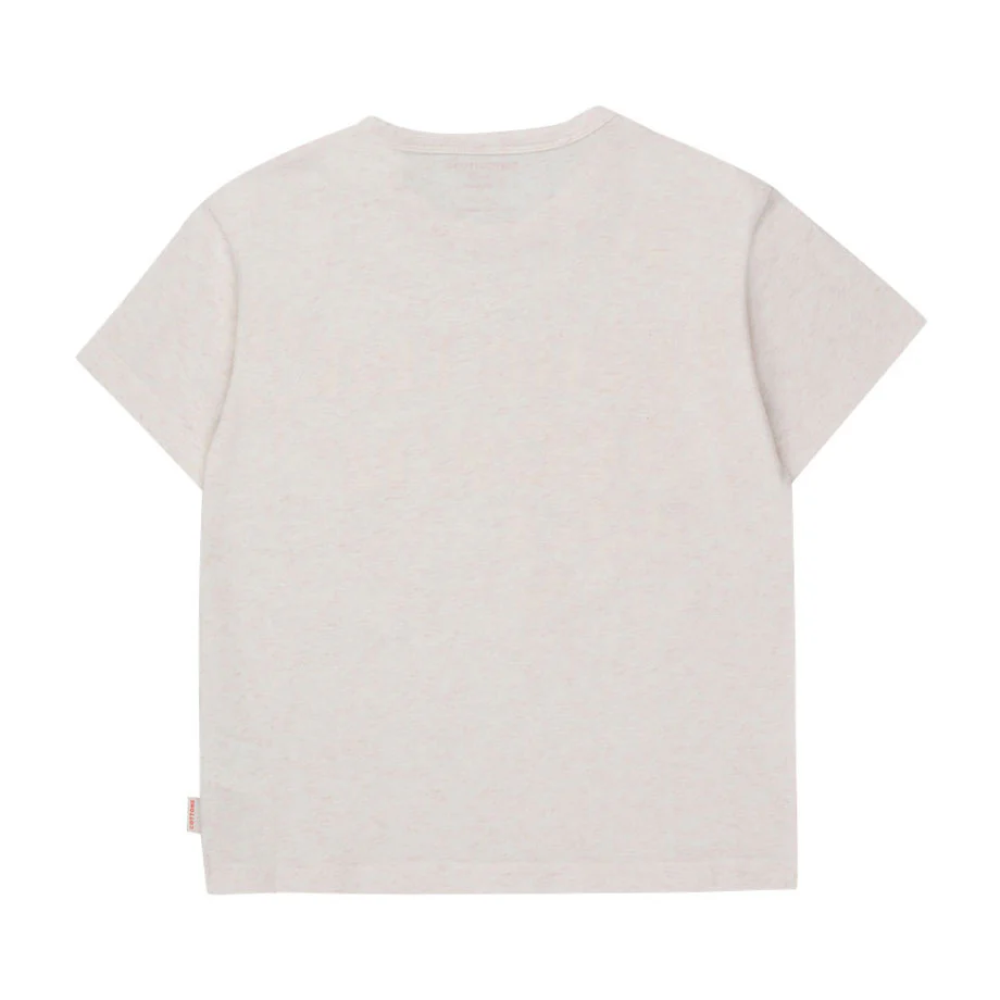 Tiny Cottons Light Cream Heather Rock�N�Roll Tee - Image 2