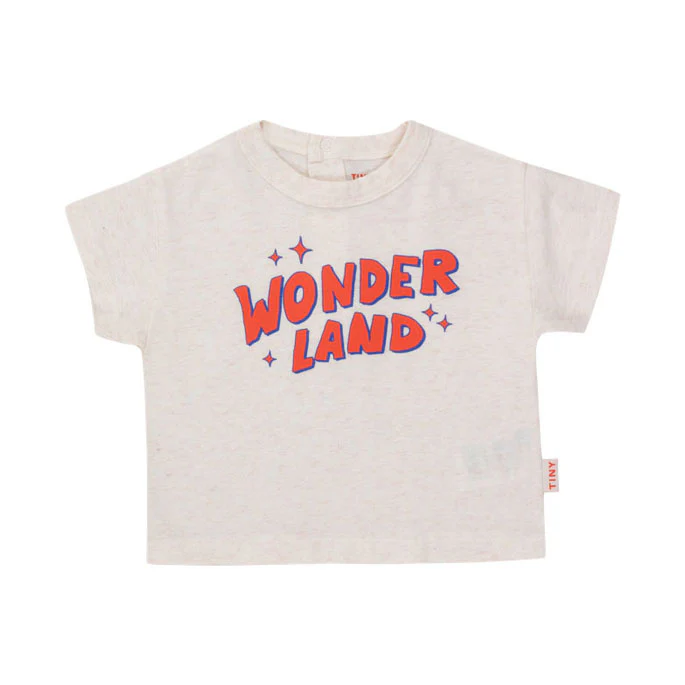 Tiny Cottons Light Cream Heather Wonderland Baby Tee